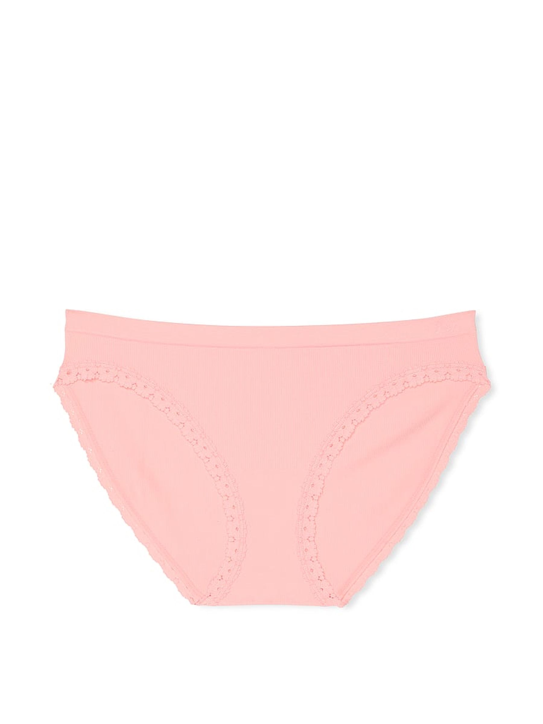 Apricot Pink Seamless Bikini Knickers - Image 3 of 3