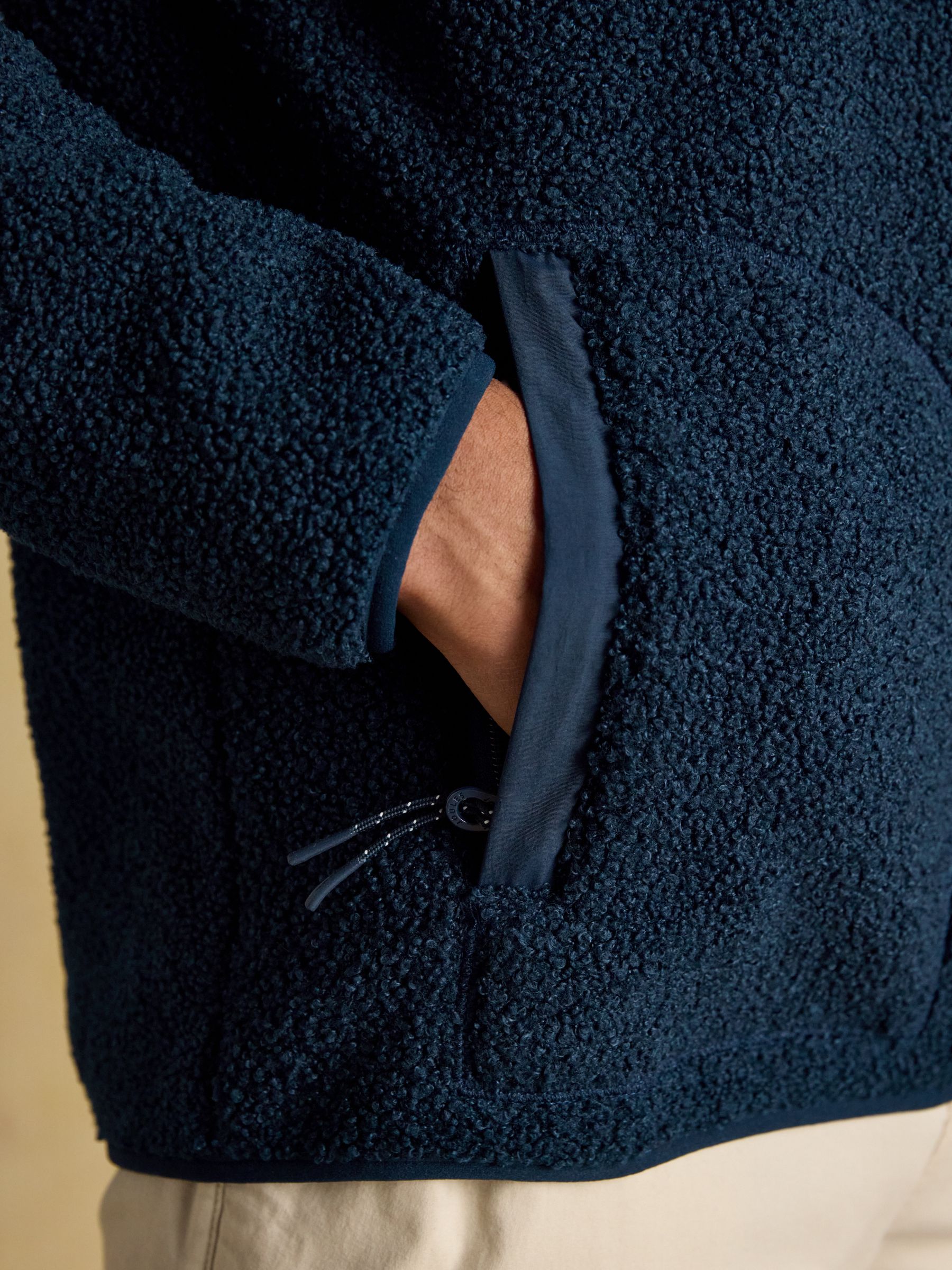Ashford Navy Borg Fleece Zip Through - Image 7 of 9