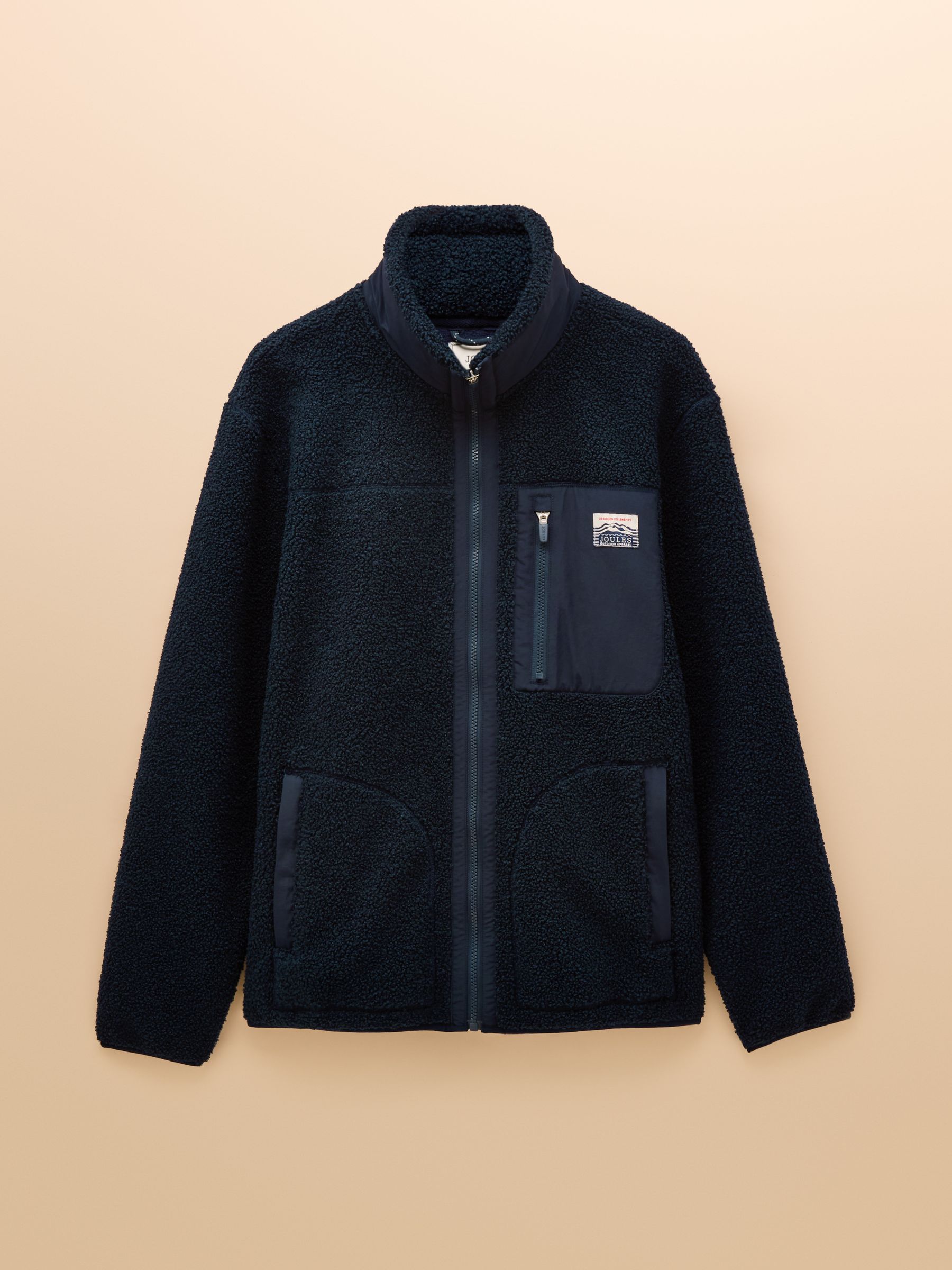 Ashford Navy Borg Fleece Zip Through - Image 9 of 9 Ashford Navy Borg Fleece Zip Through - Image 9 of 9