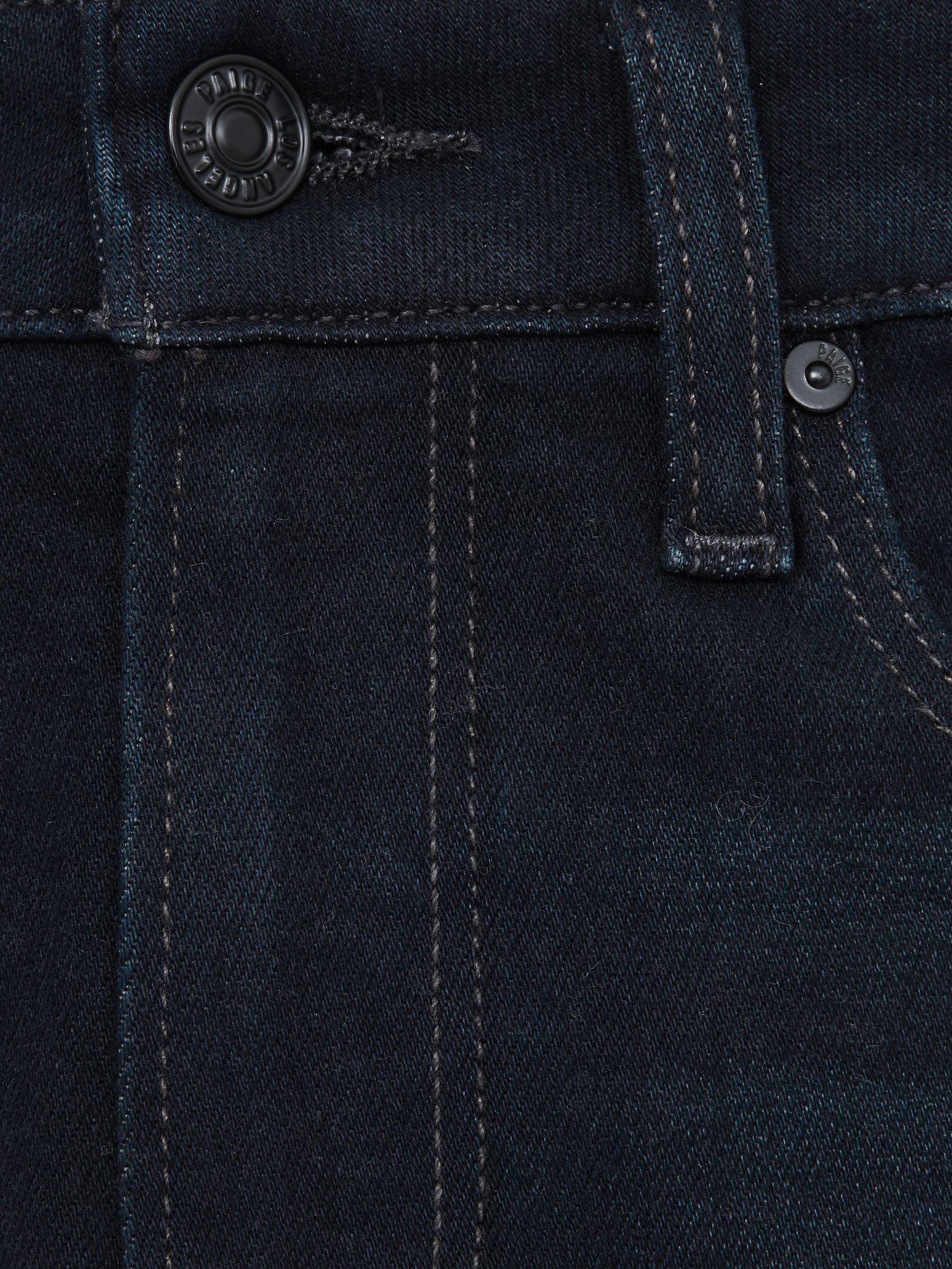 Wide-Leg Coated Jeans in Glazed Indigo - image 2