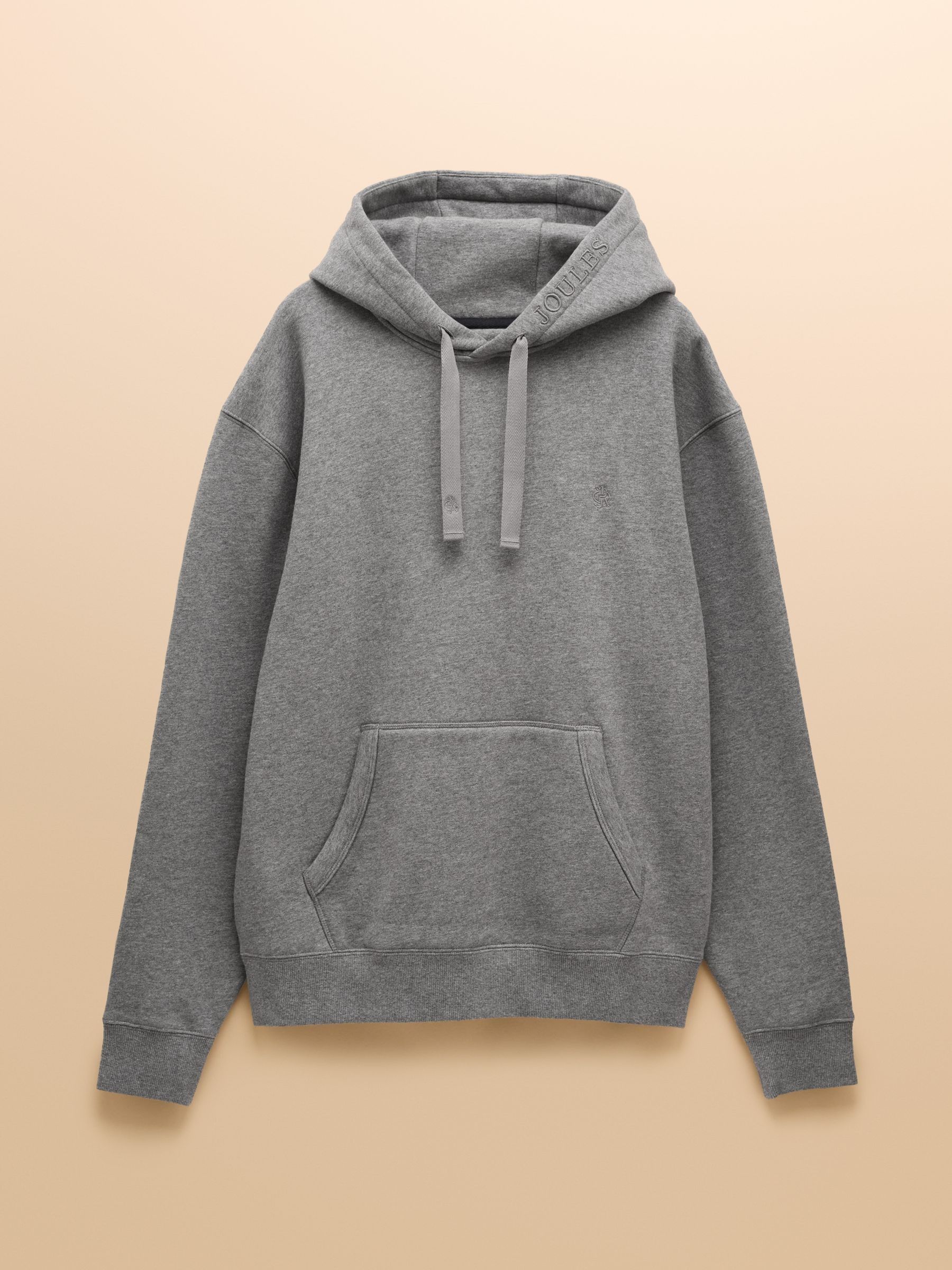 Jenkins Grey Brushed Cotton Jersey Hoodie - Image 7 of 7