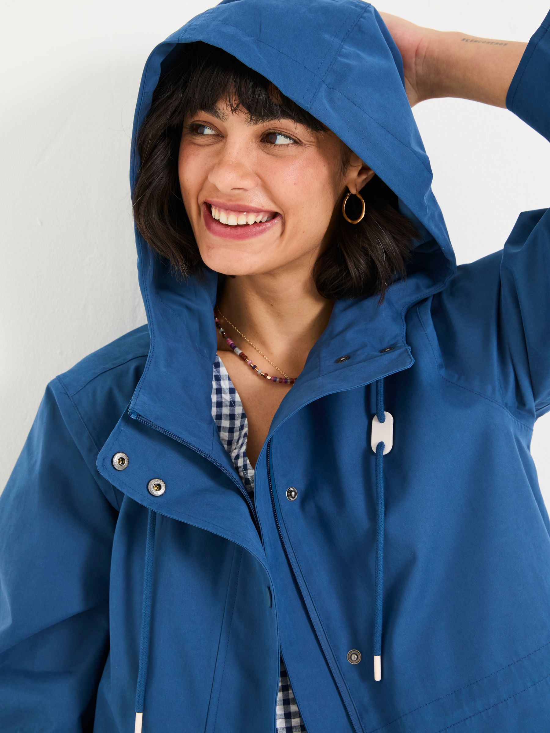 Lola Navy Lola Waterproof Long Coat - Image 5 of 6