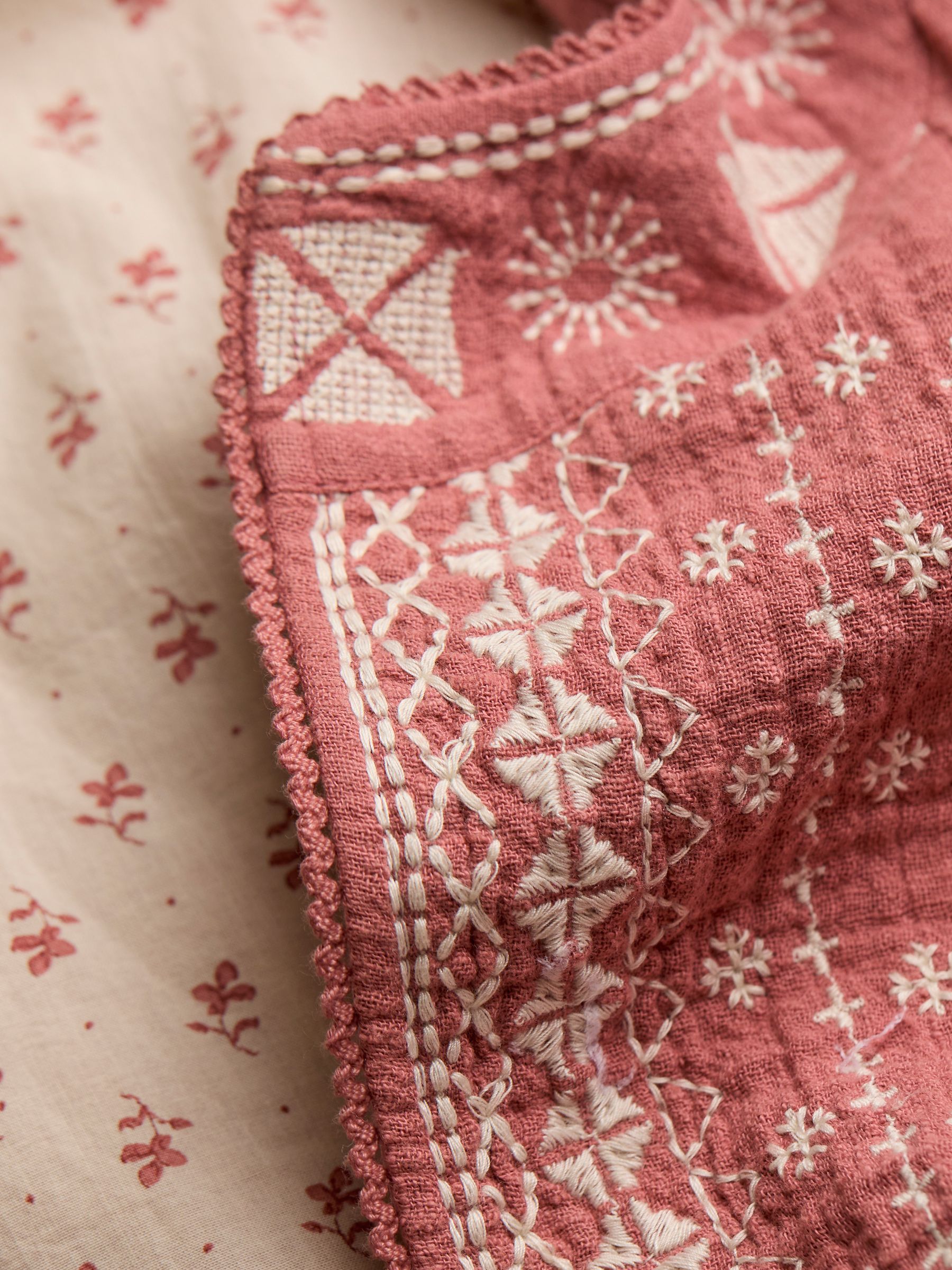 Zoe Pink Embroidered Jacket - Image 10 of 11