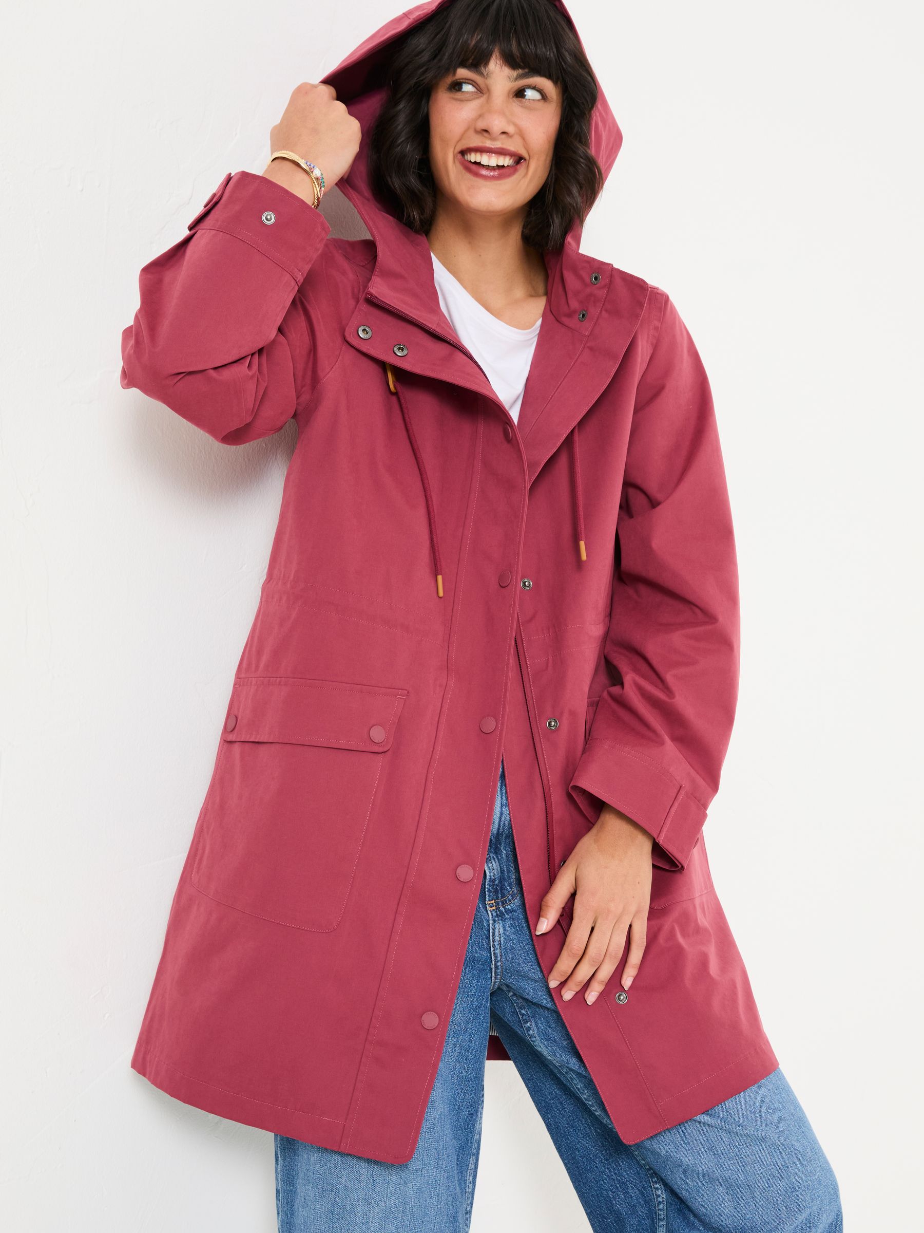 Lola Rose Pink Lola Waterproof Long Coat - Image 1 of 6