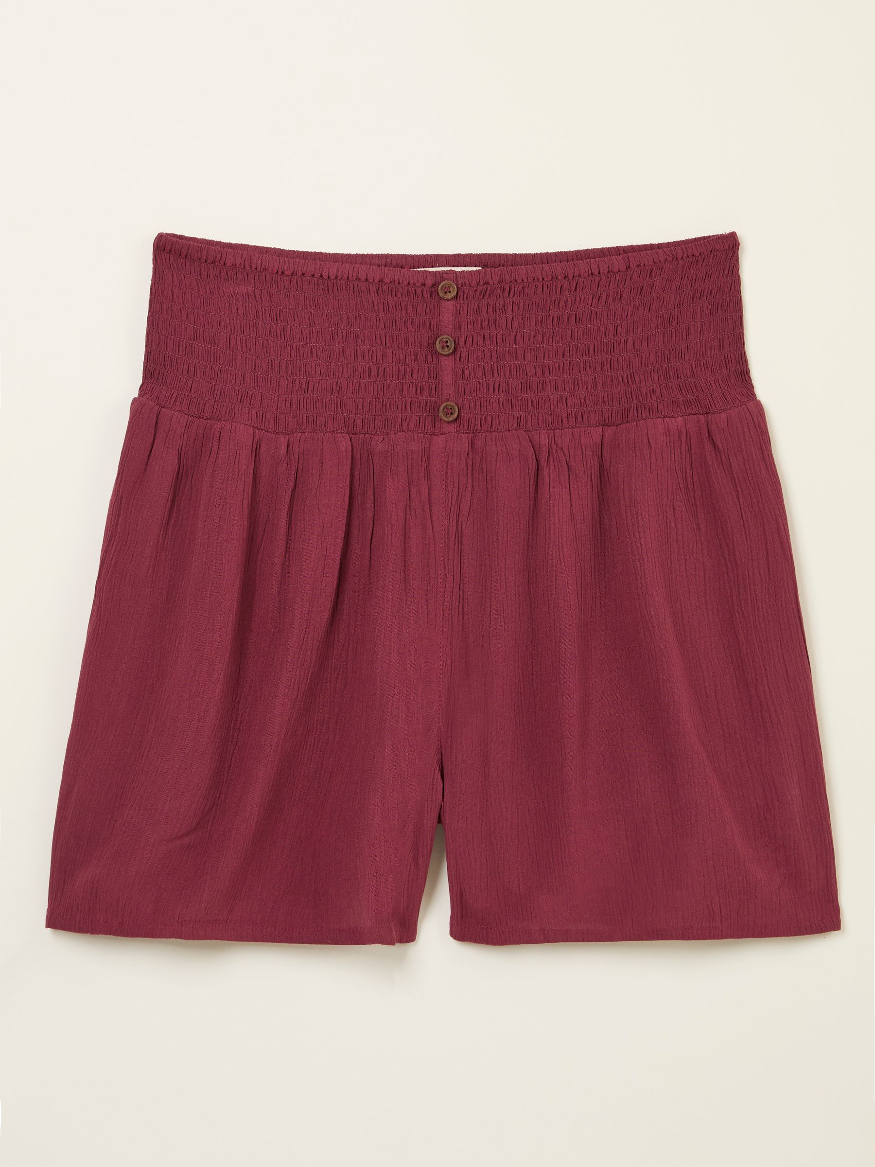 Rylee Burgundy Red Flippy Shorts - Image 6 of 6