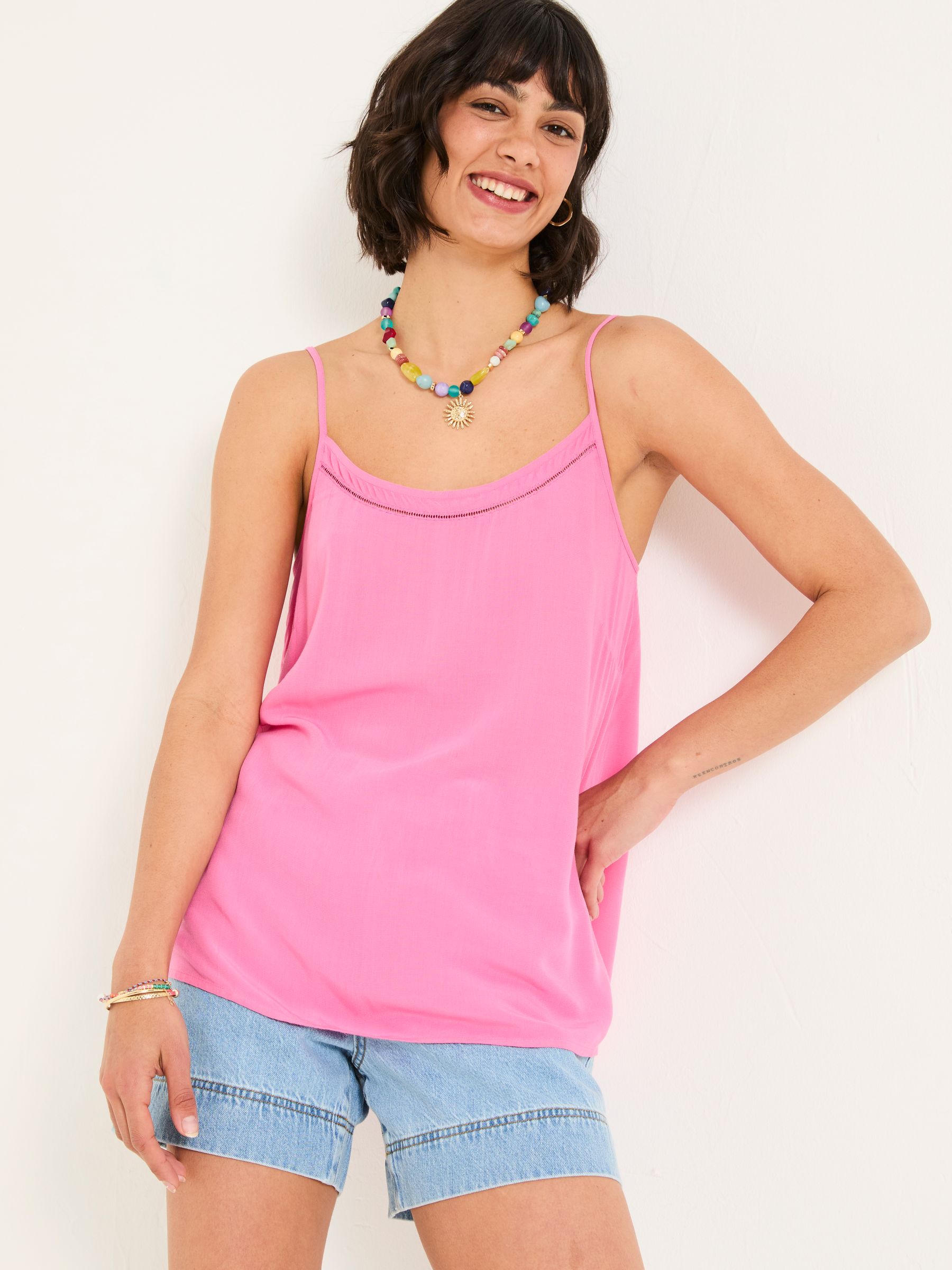 Sisley Mid Pink Cami - Image 1 of 5