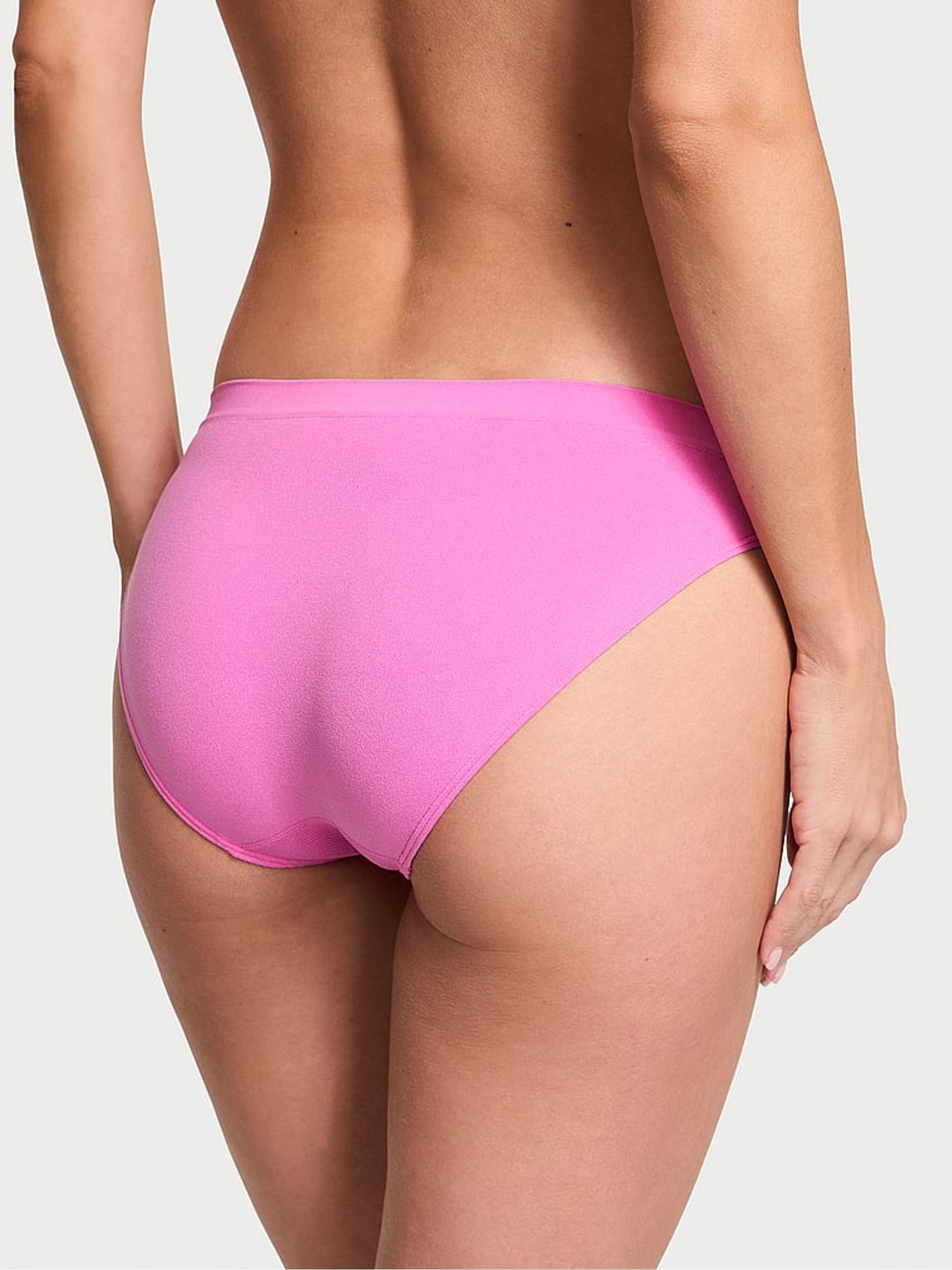 New Peony Pink Bikini Knickers - Image 2 of 3
