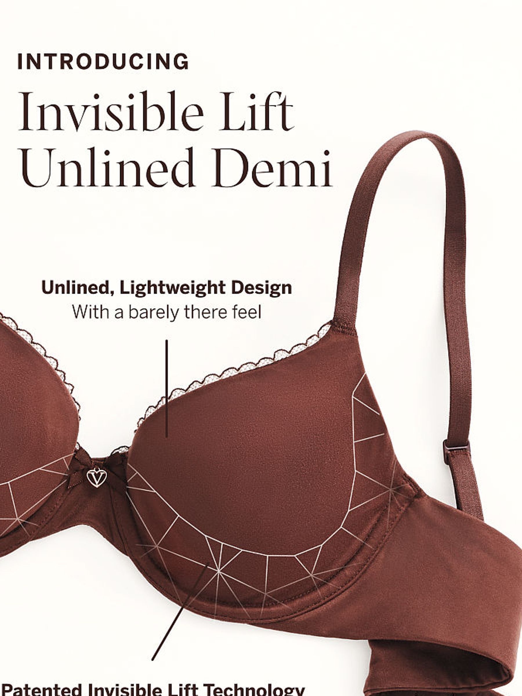 Jupiter Blue Demi Invisible Lift Bra - Image 4 of 4