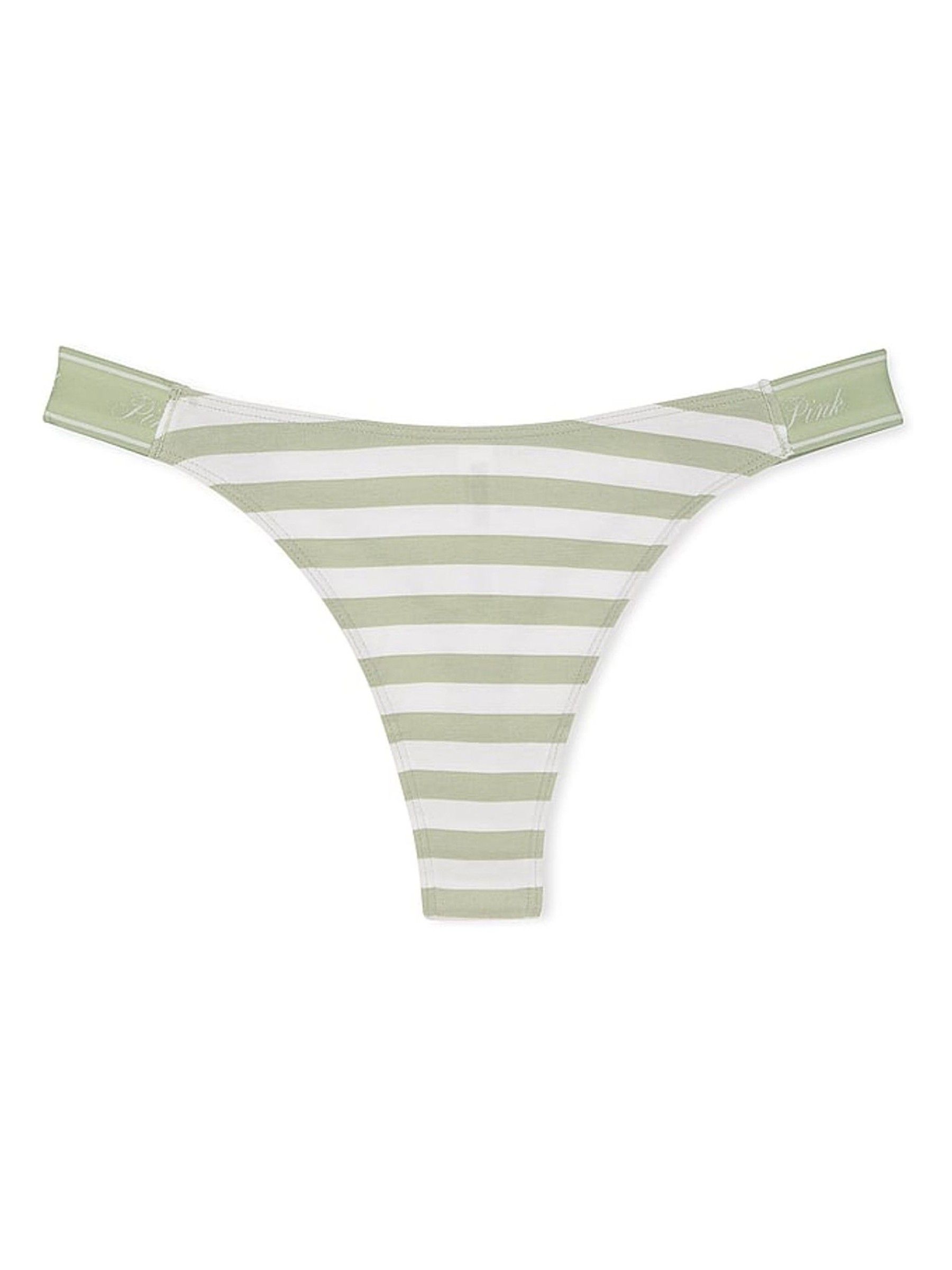 Green Garden Thong Cotton Logo Knickers - Image 3 of 3