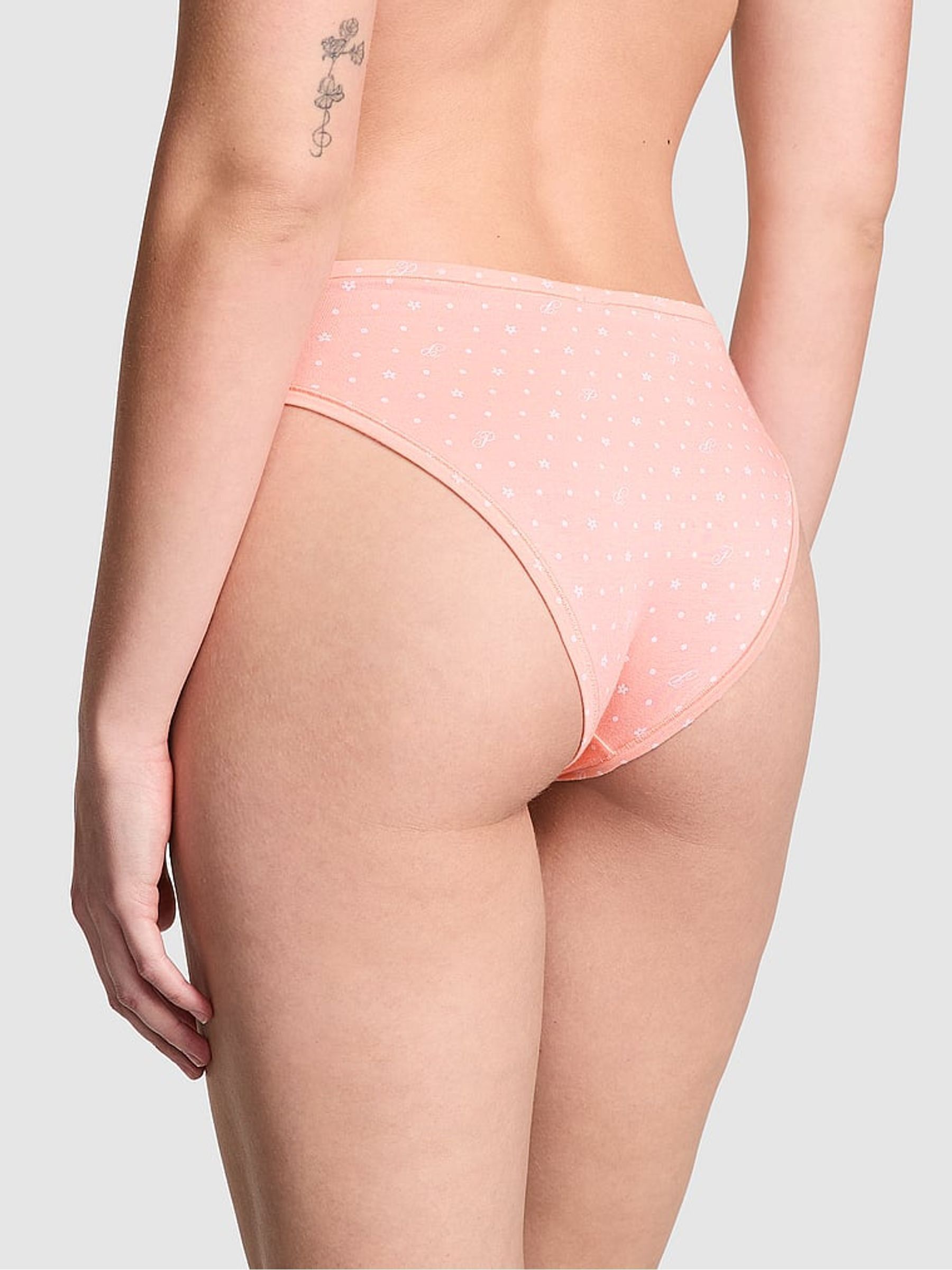 Apricot Pink Cheeky Cotton Knickers - Image 2 of 3