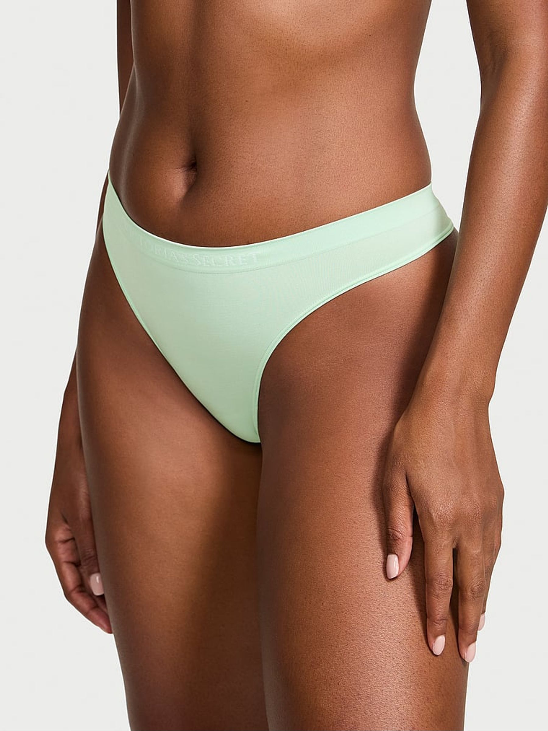 Mint Green Thong Knickers - Image 1 of 3