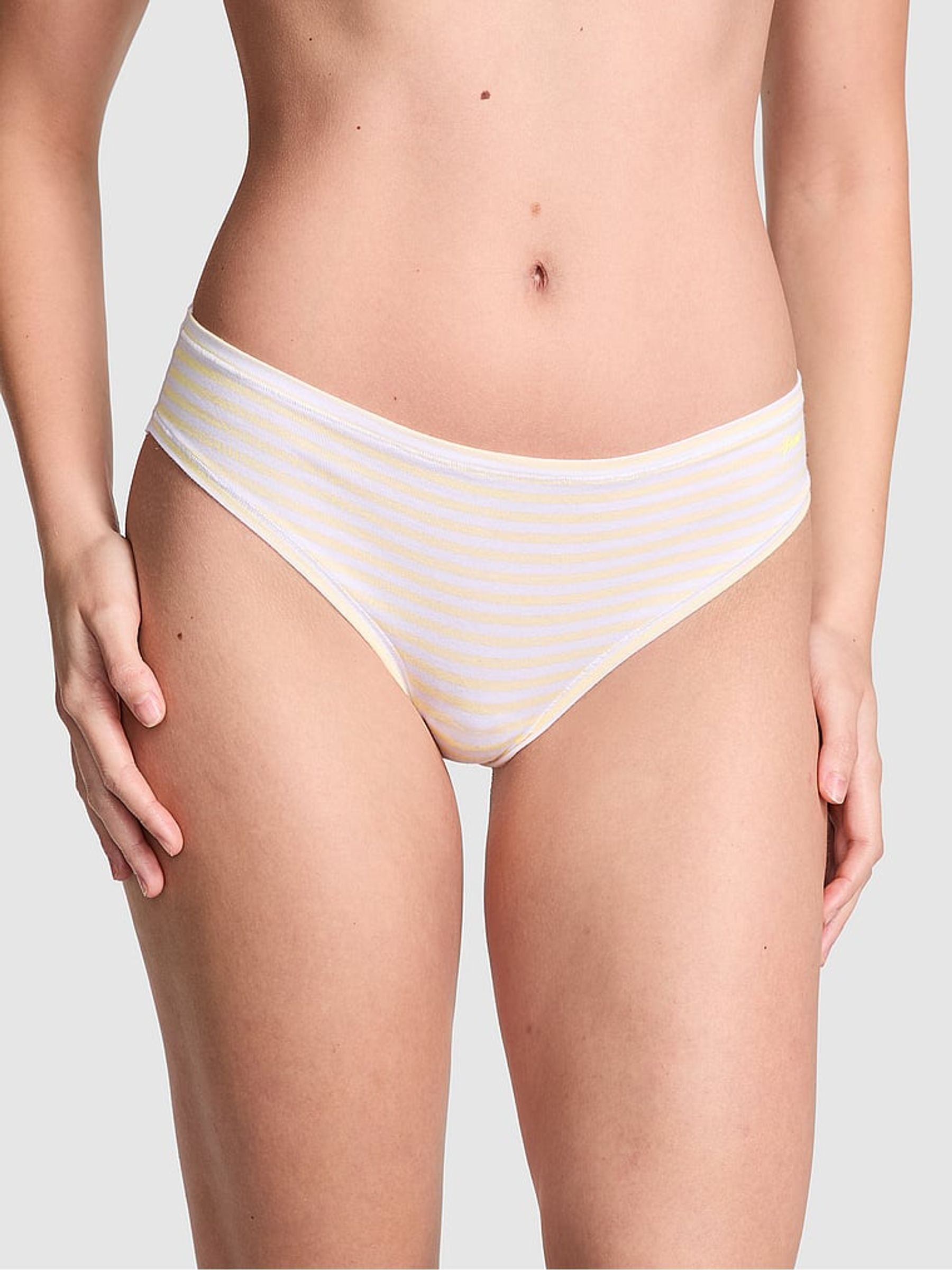 Mellow Yellow Cheeky Cotton Knickers - Image 1 of 3