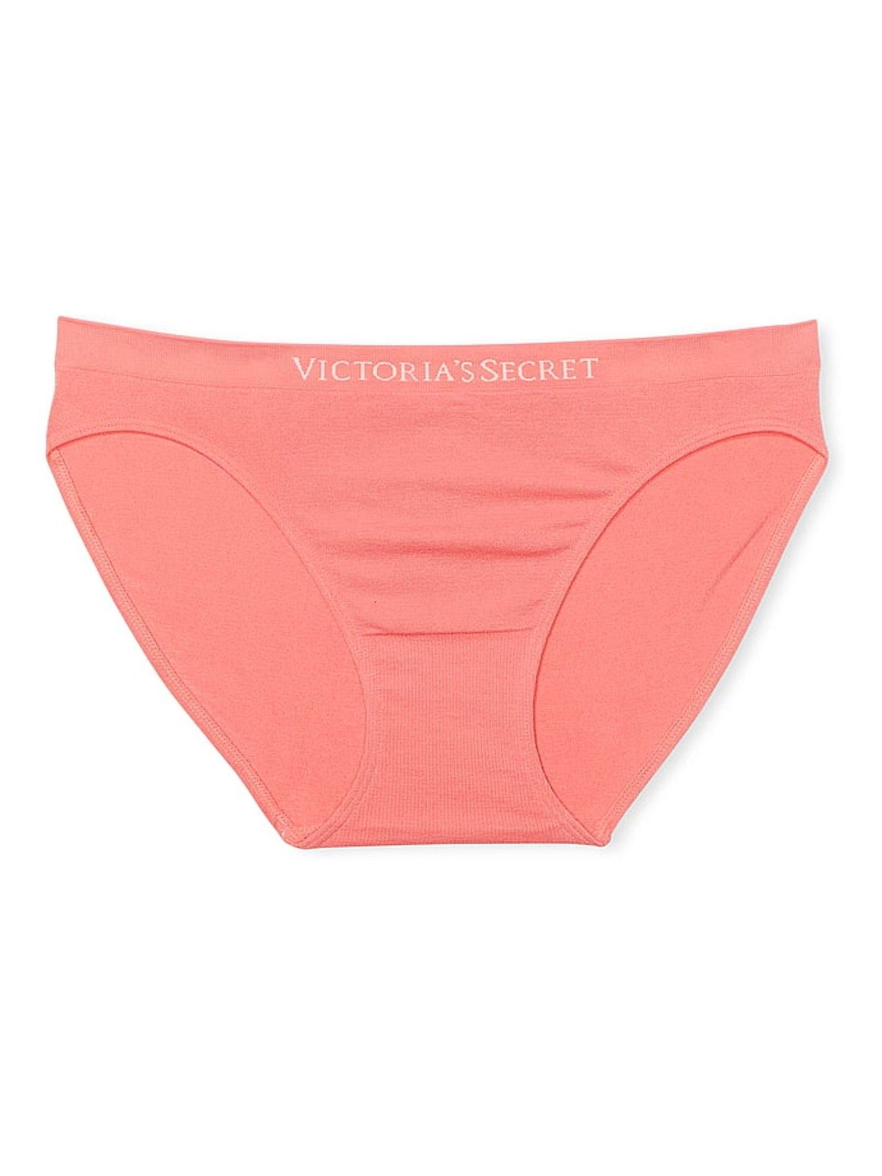 Coral Ribbon Orange Bikini Knickers - Image 3 of 3