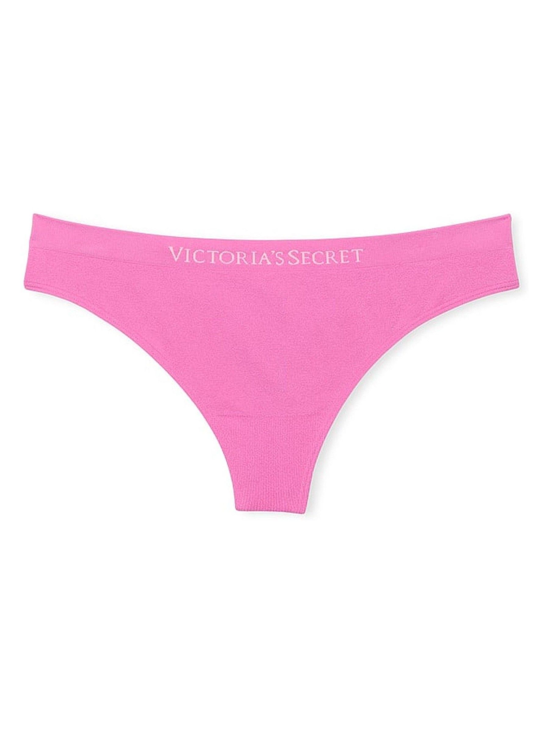 New Peony Pink Thong Knickers - Image 3 of 3