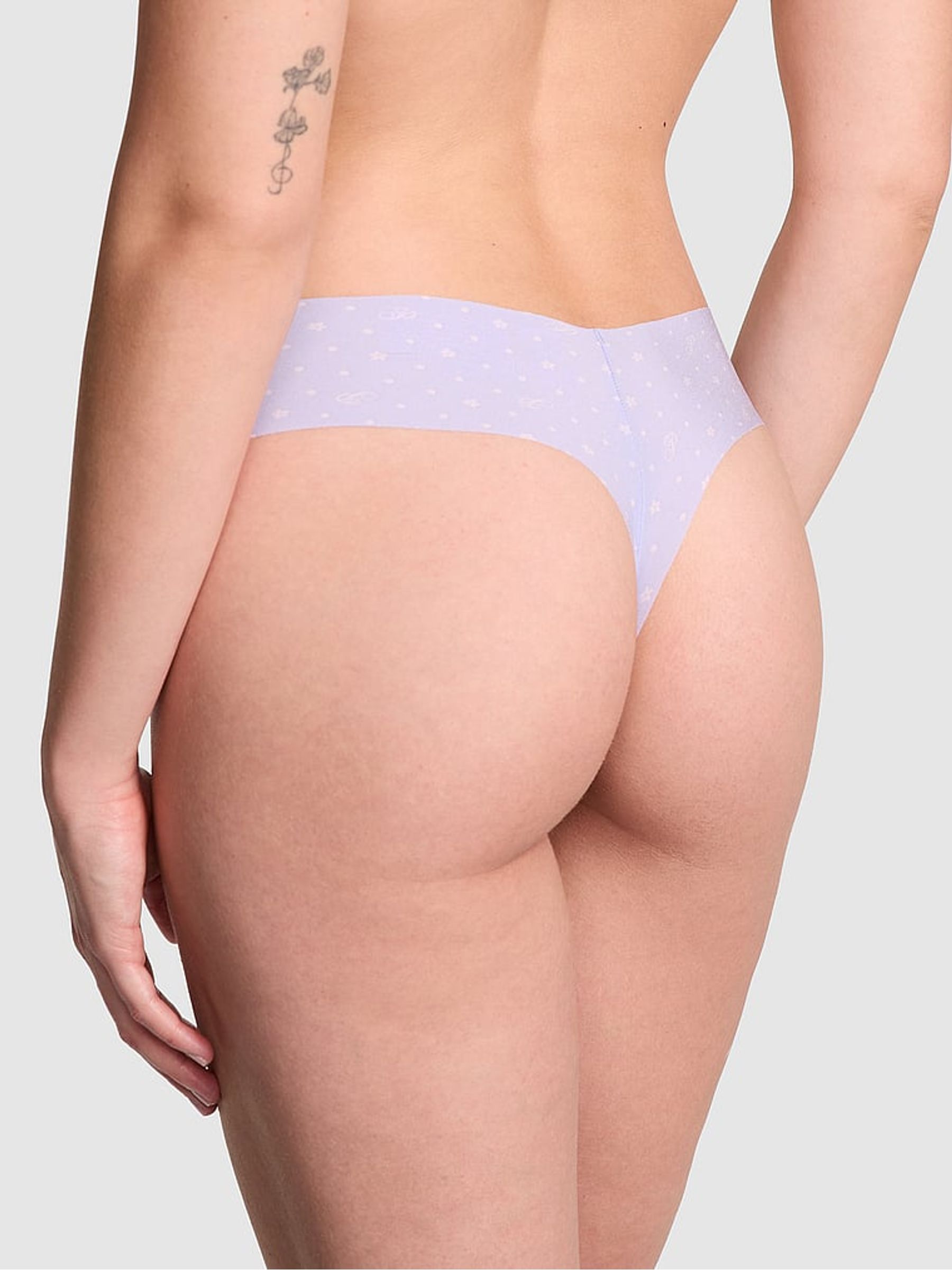 Purple Cloud Thong Knickers - Image 2 of 2
