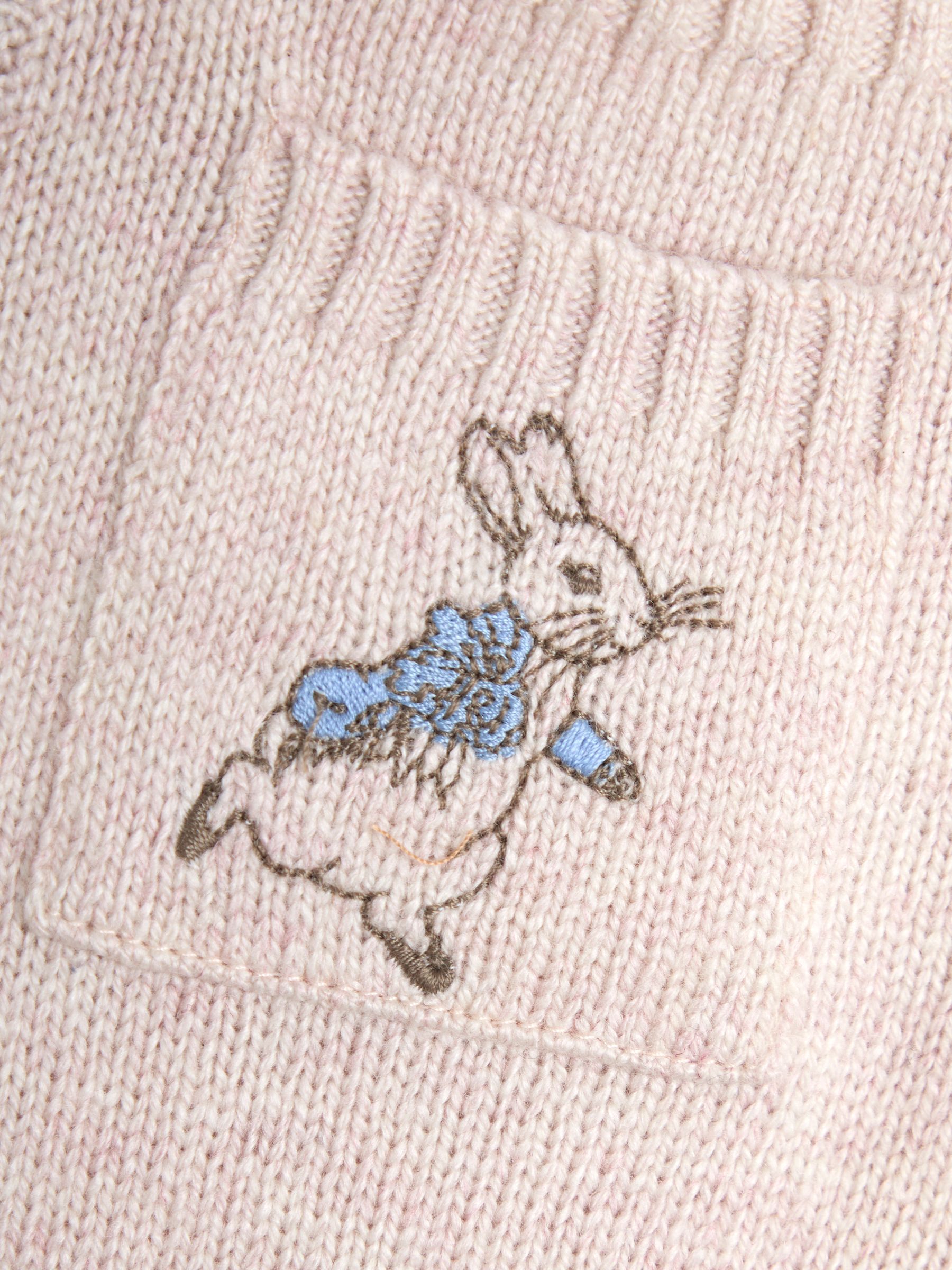 Natural Peter Rabbit™  Knitted Dungarees - Image 3 of 3