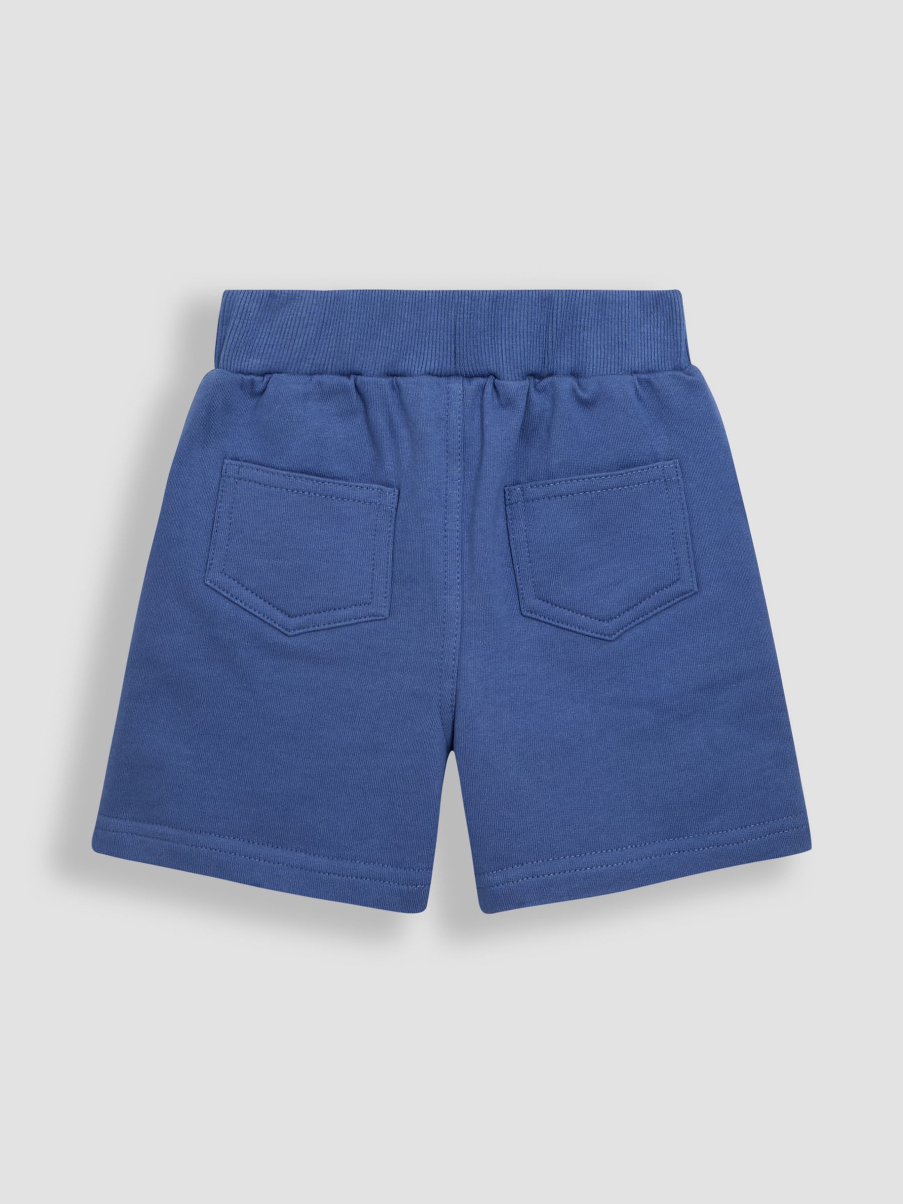 Blue Dinosaur 2-Piece Appliqué T-Shirt & Short Set - Image 6 of 7