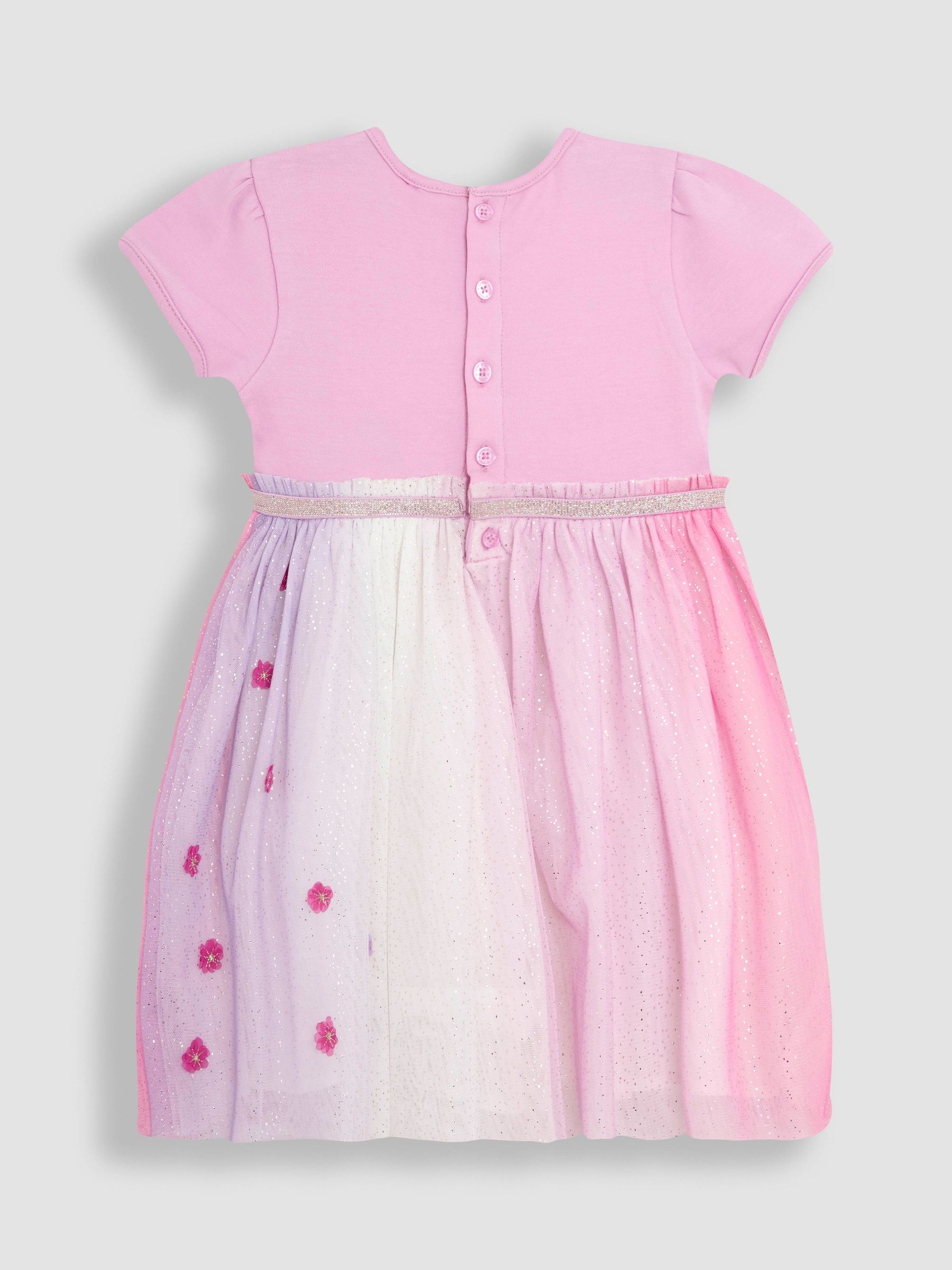 Lilac Purple Unicorn Appliqué Tulle Party Dress - Image 2 of 3