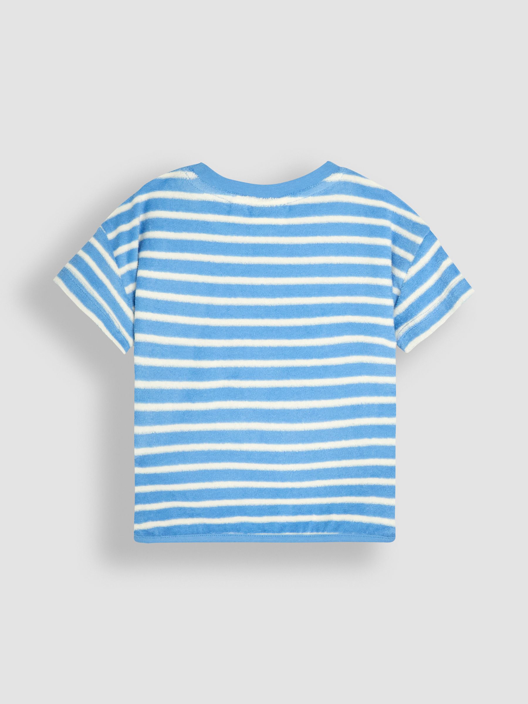 Blue 2-Piece Crab Textured T-Shirt & Shorts Set - Image 3 of 6