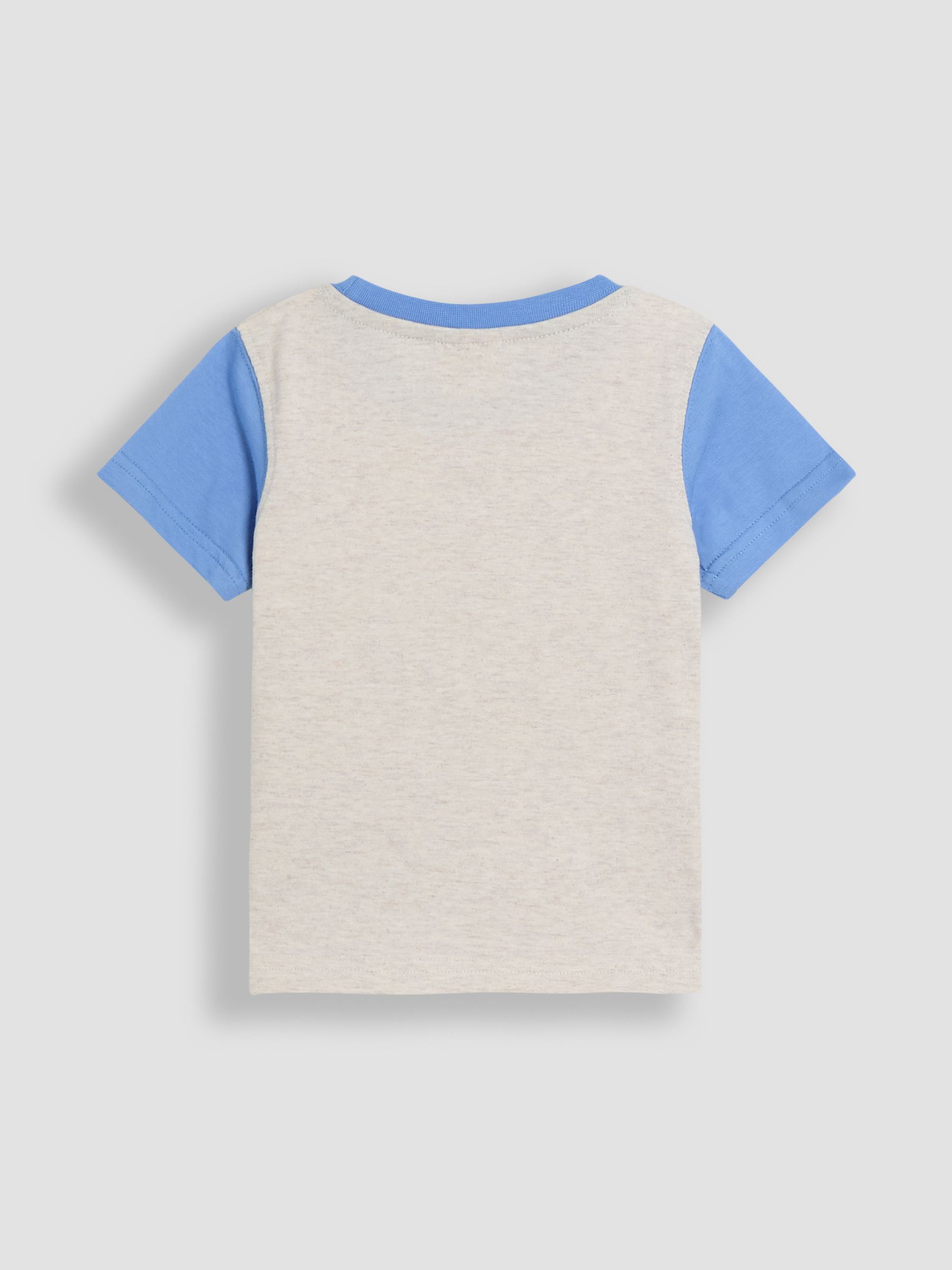 Blue Dino Scene Appliqué T-Shirt & Shorts Set 2 Piece - Image 3 of 6