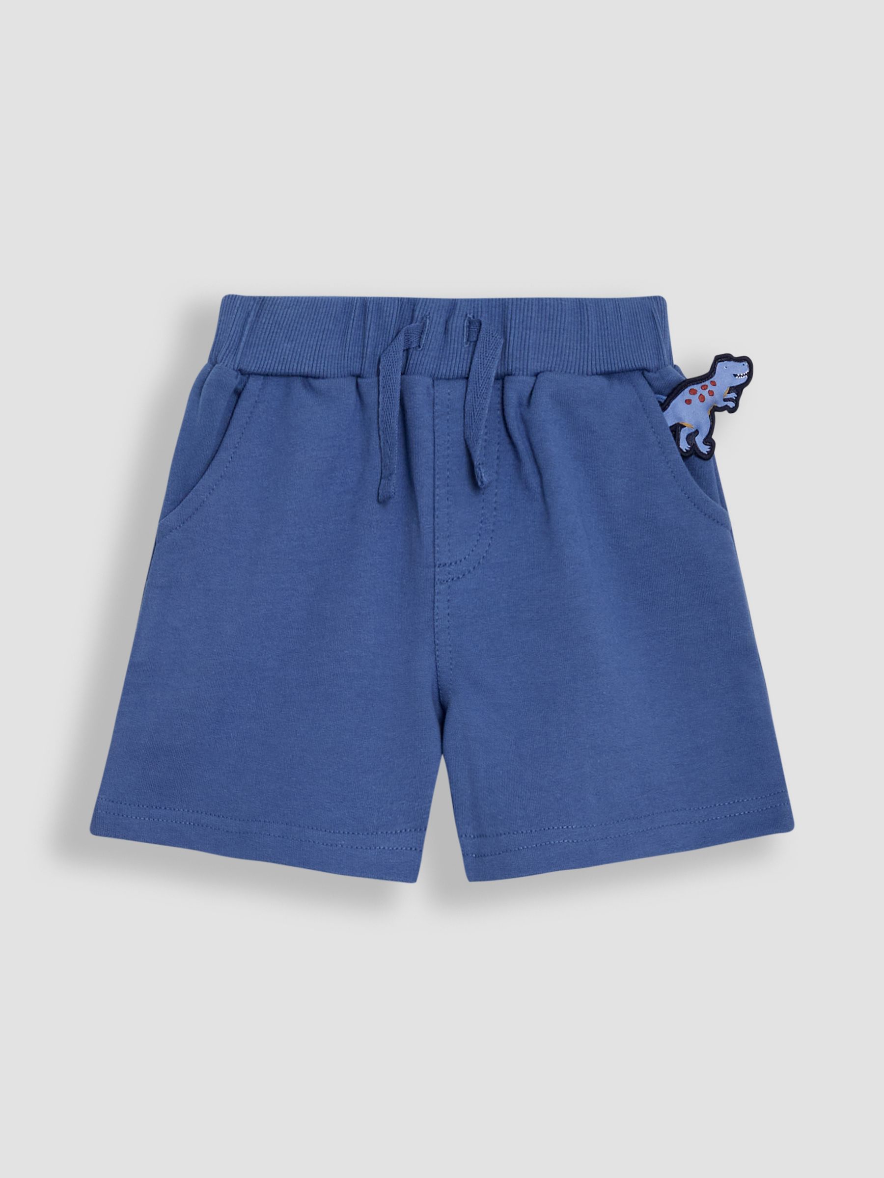 Blue Dino Scene Appliqué T-Shirt & Shorts Set 2 Piece - Image 5 of 6