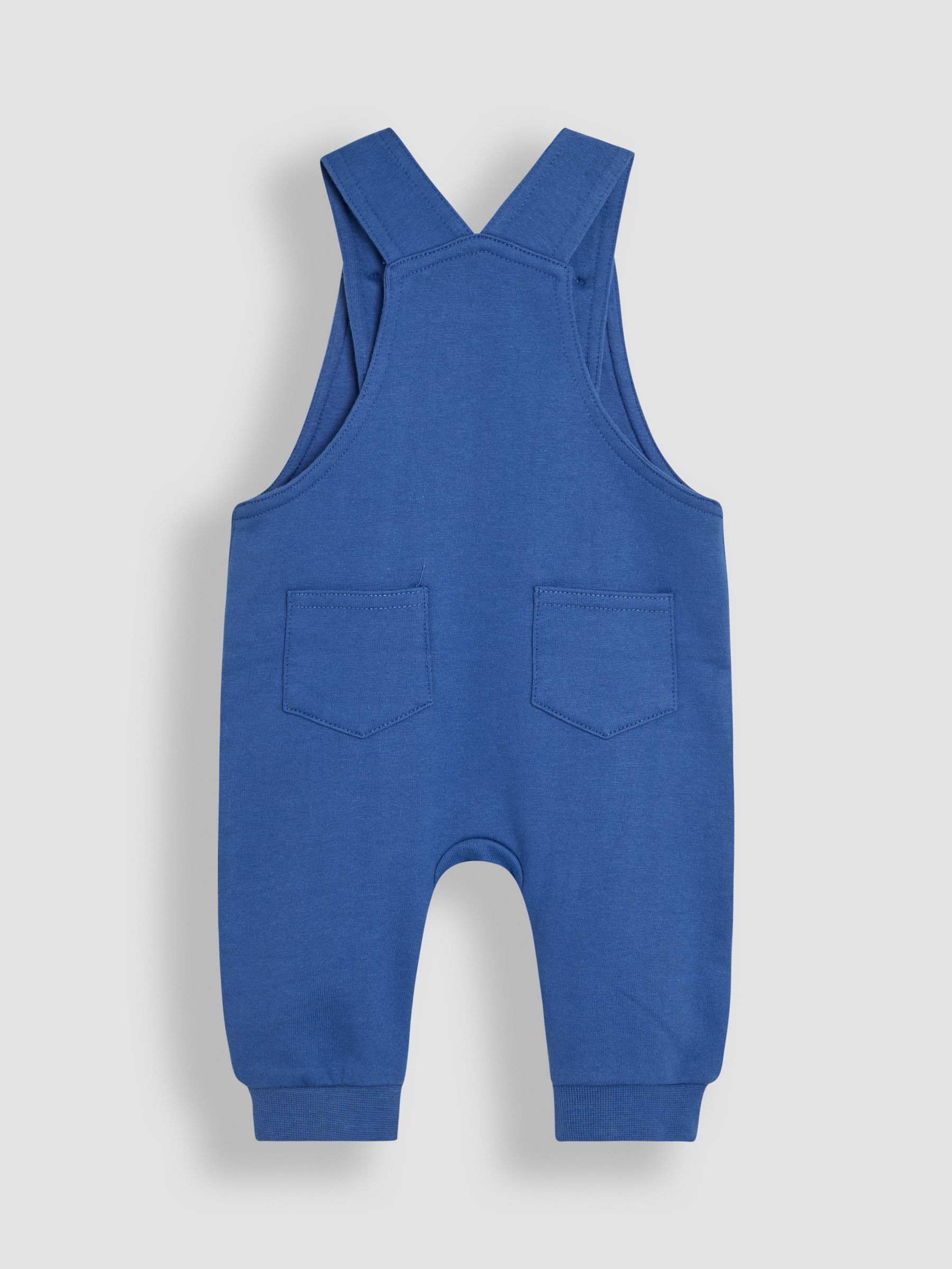 Denim Tractor 2-Piece Appliqué Dungarees & T-Shirt Set - Image 3 of 7