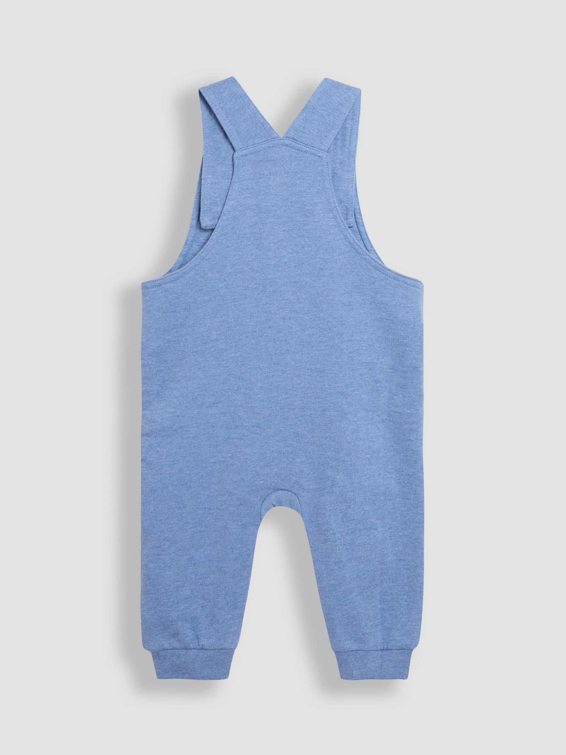 Blue Giraffe 2-Piece Appliqué Dungarees & T-Shirt Set - Image 3 of 7