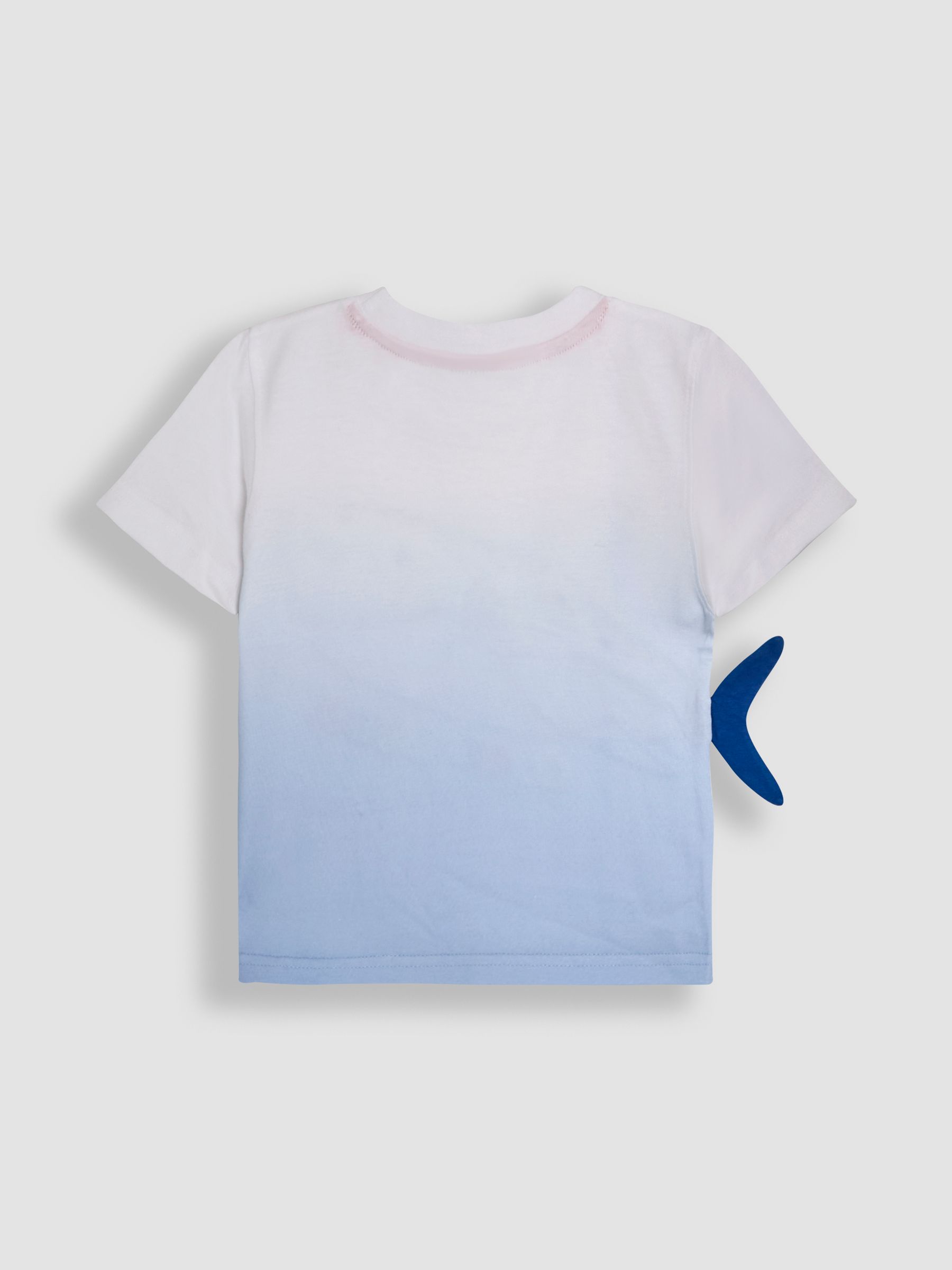 Blue Shark 2 Piece Appliqué 100% Cotton T-Shirt & Short Set - Image 3 of 6