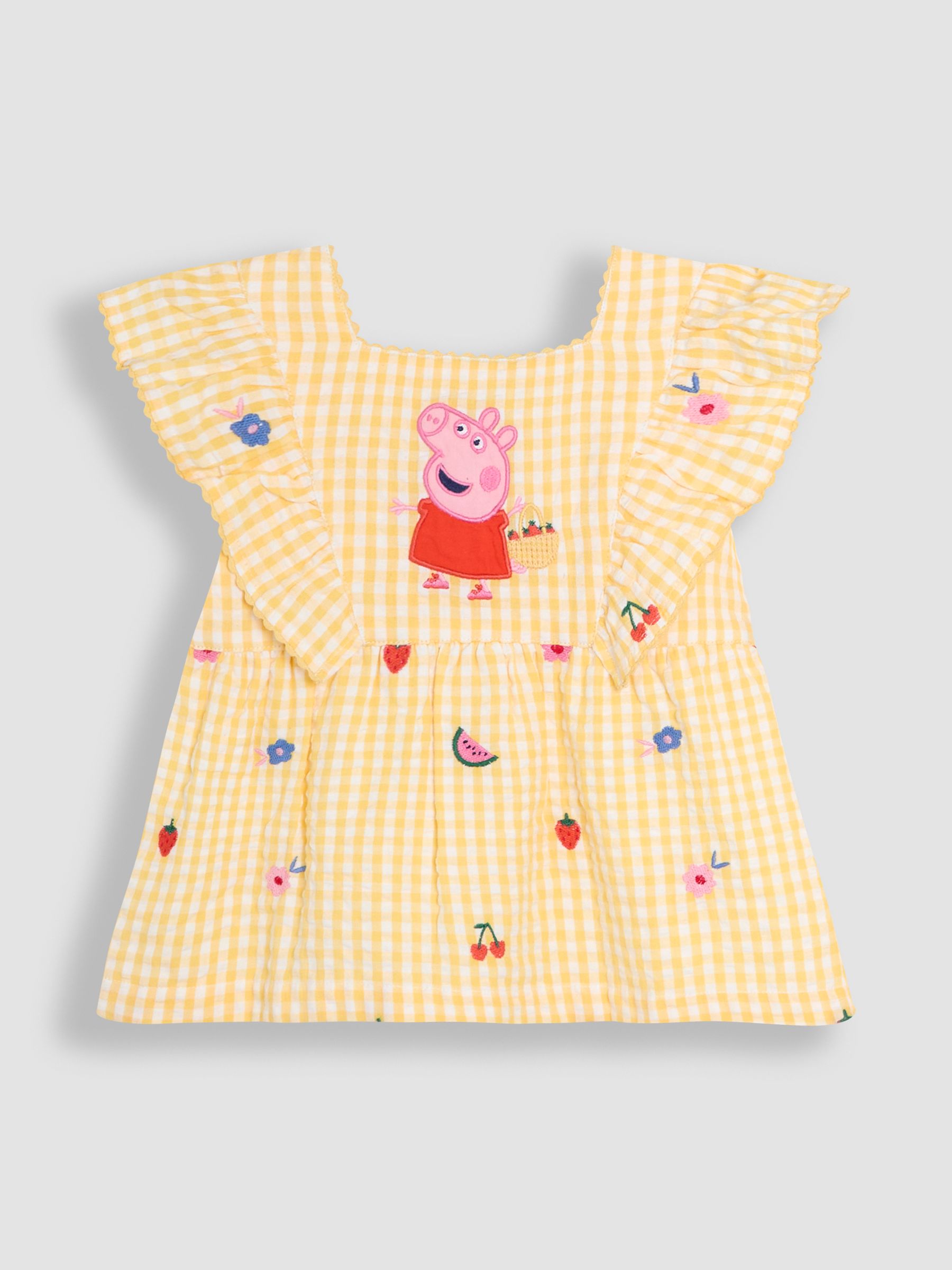 Yellow 2-Piece Peppa Pig Woven Top & Shorts Set - Image 5 of 10