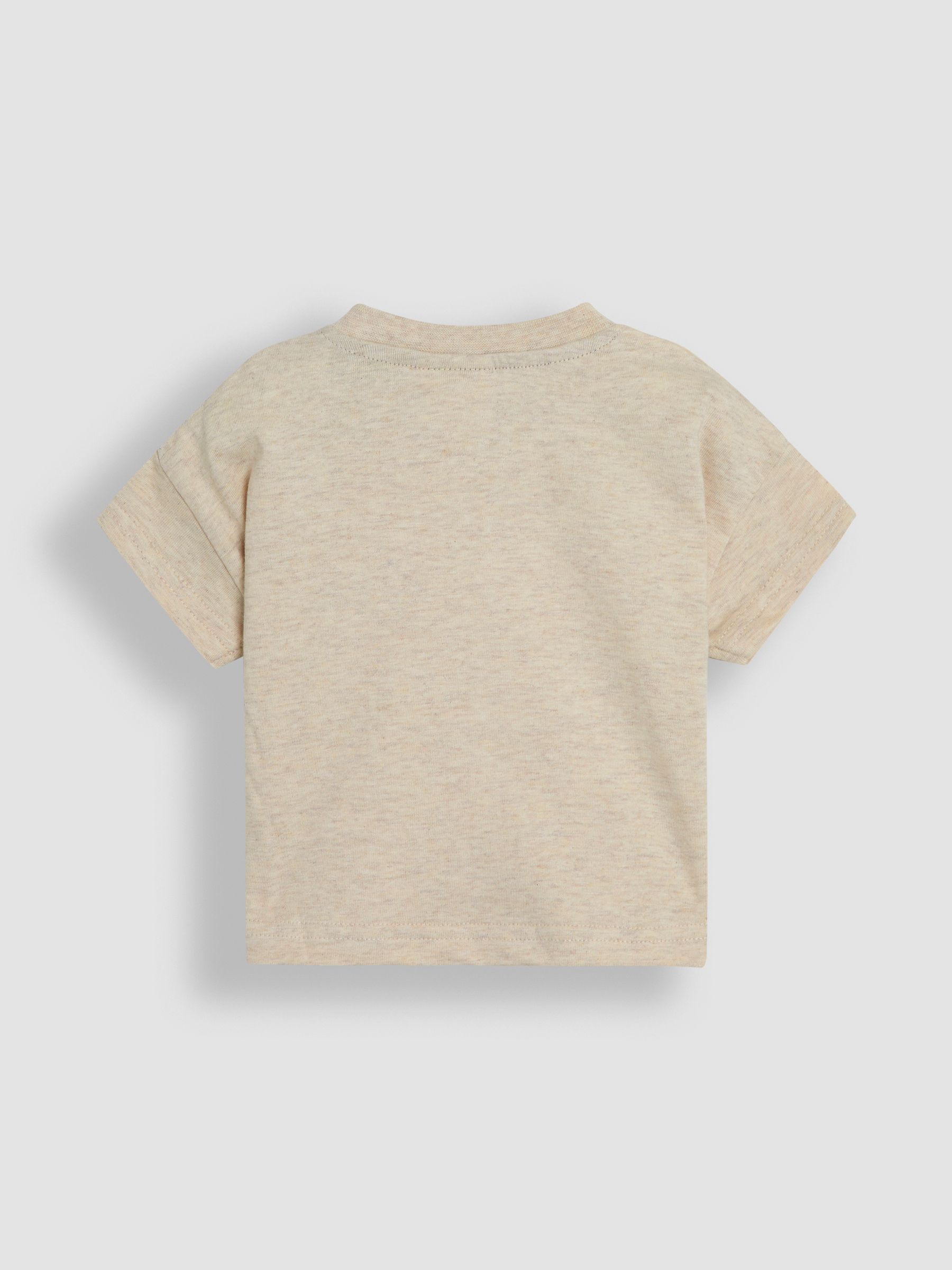 Stone 2-Piece Checkerboard Dungarees & T-Shirt Set | JoJo Maman