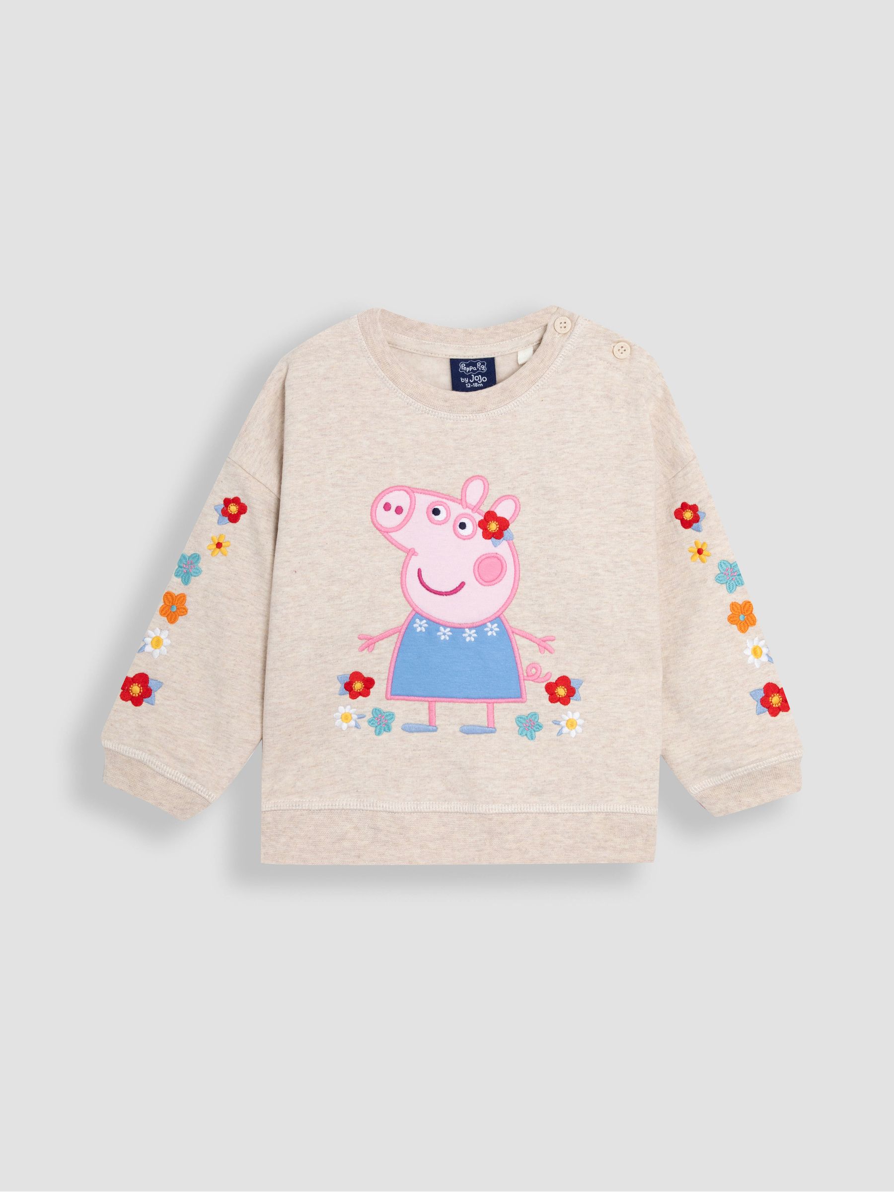 Pink 2-Piece Peppa Pig Sweatshirt & Joggers Set - Image 2 of 8