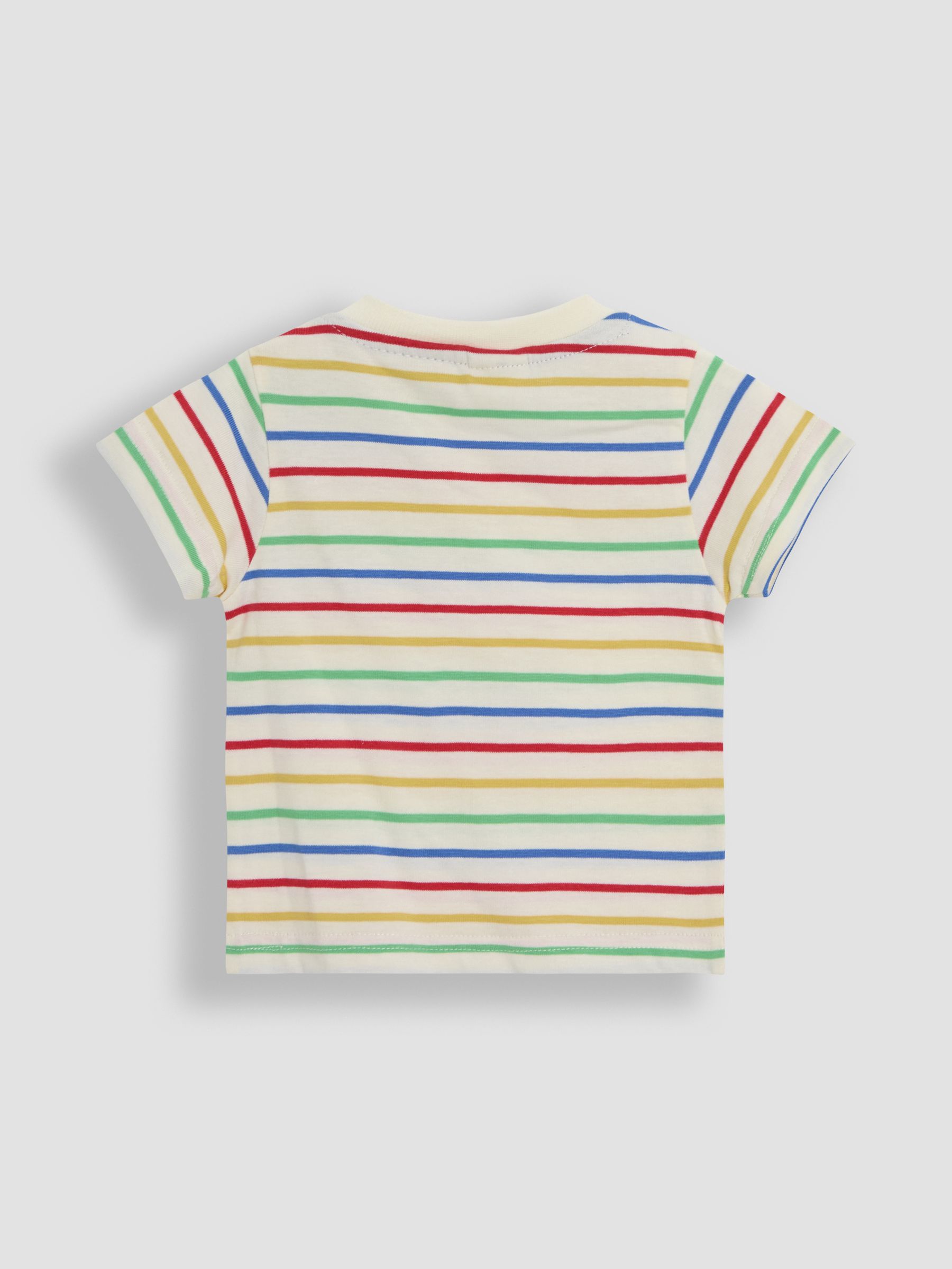 Indigo Shark 2-Piece Appliqué Dungarees & T-Shirt Set - Image 7 of 9