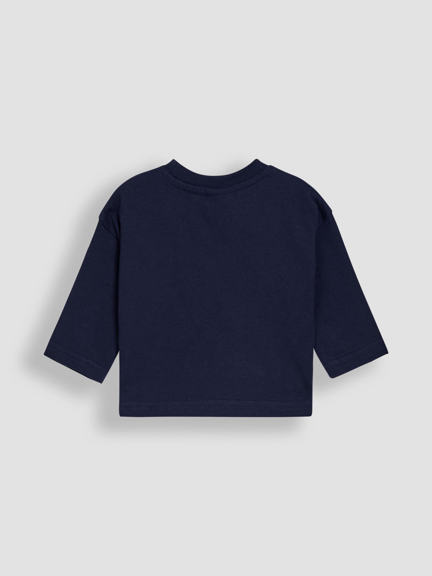 Navy Stripe 100% Cotton Dungarees & Top Set - Image 5 of 6