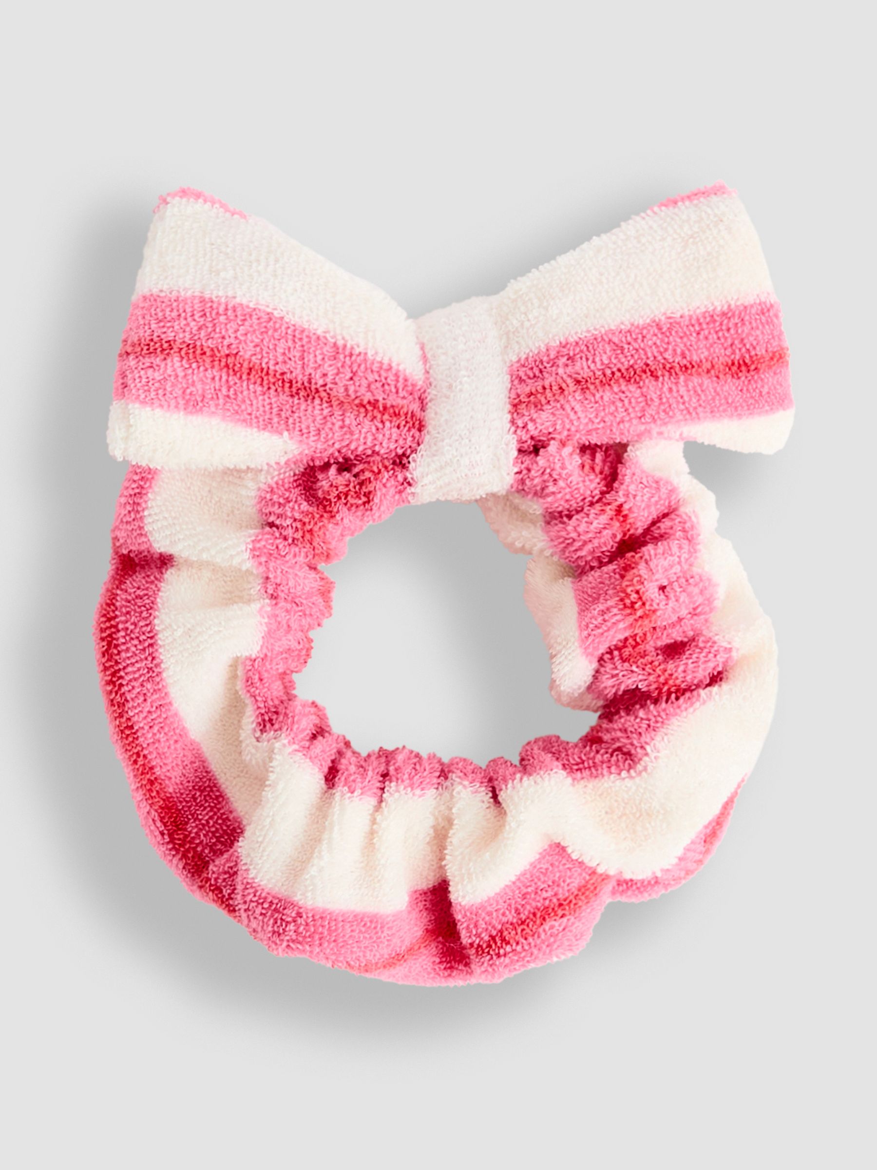 Pink Stripe Towelling Sunsuit & Scrunchie - Image 5 of 5