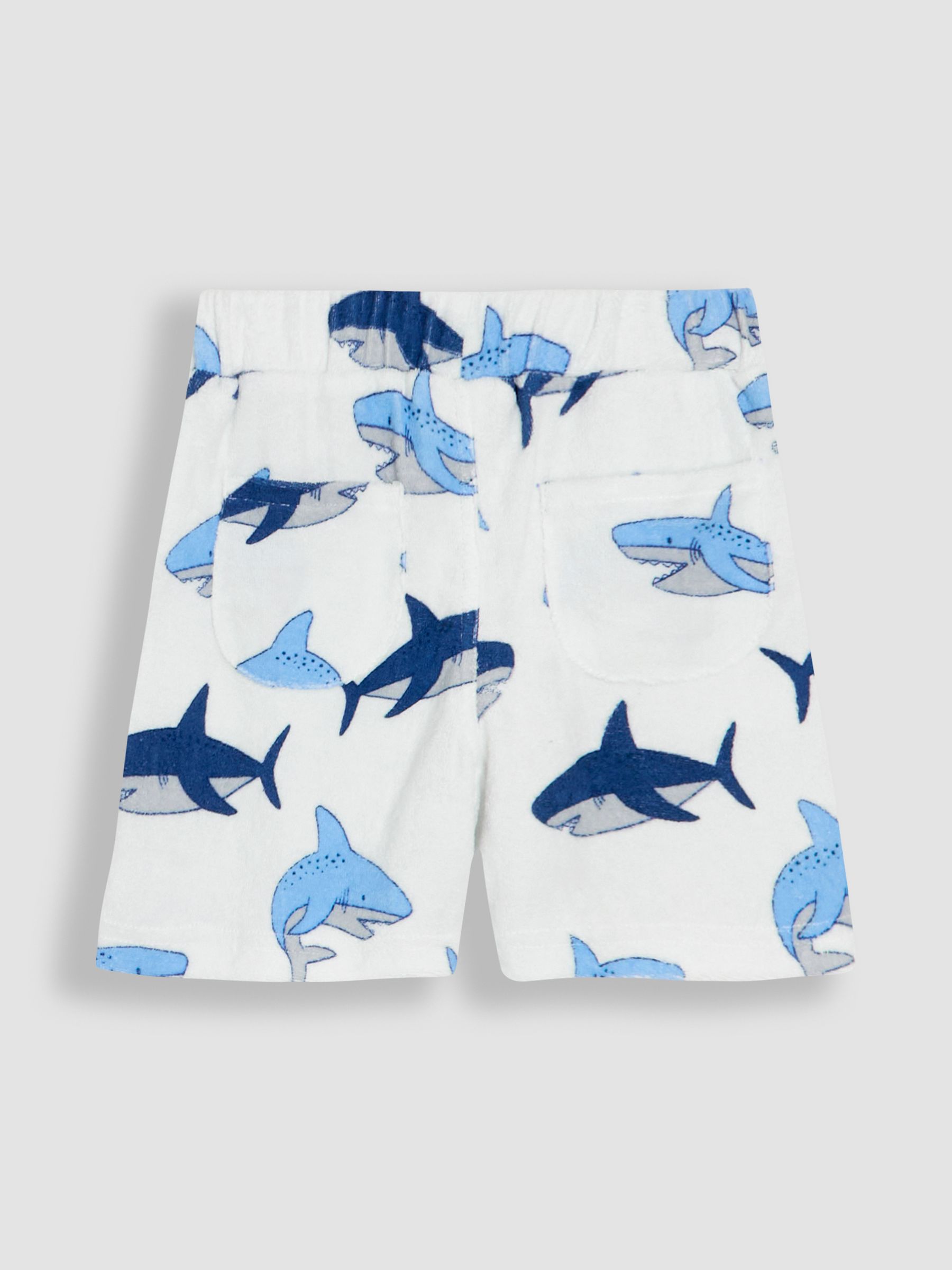 Ecru 2-Piece Shark Textured Shirt & Shorts Set - Image 5 of 6