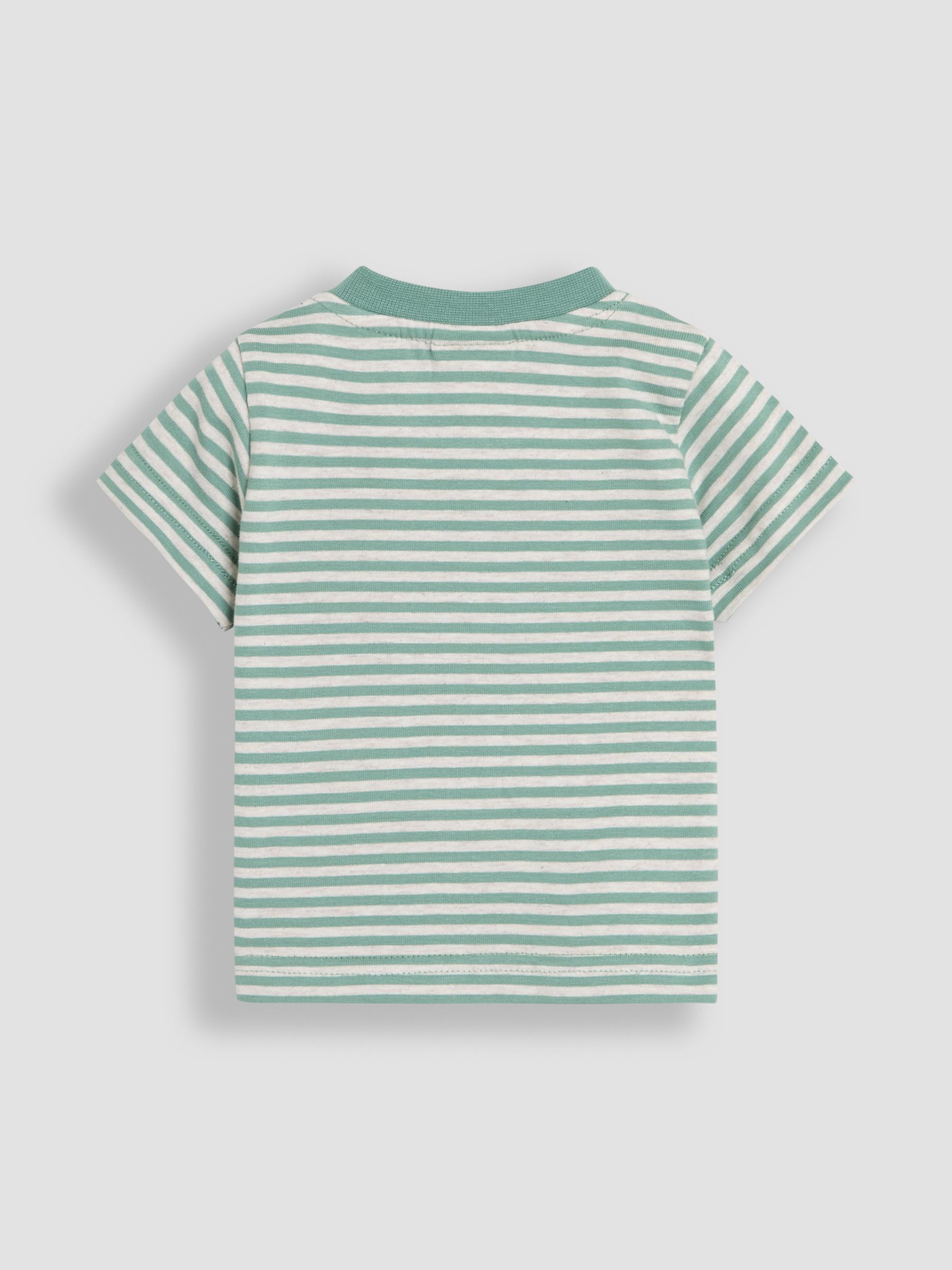 Natural Tractor 2-Piece Appliqué Dungarees & T-Shirt Set - Image 5 of 6
