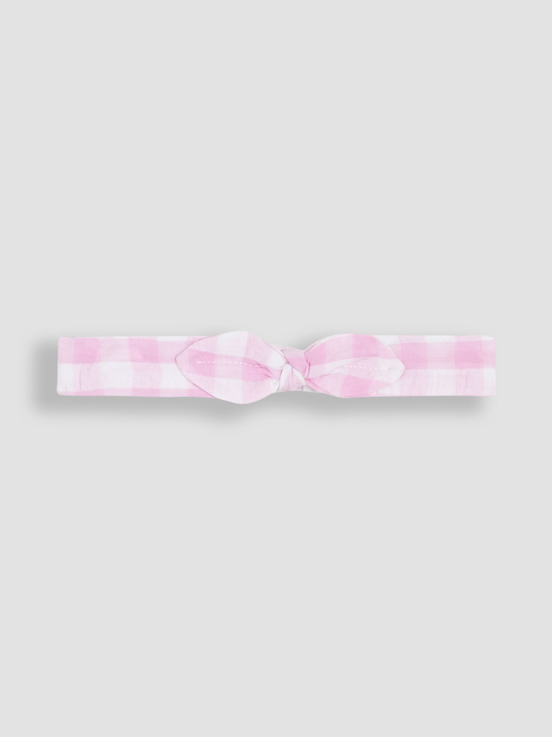 Pink Gingham Peter Flopsy Bunny Jumpsuit & Headband Set - Image 9 of 10
