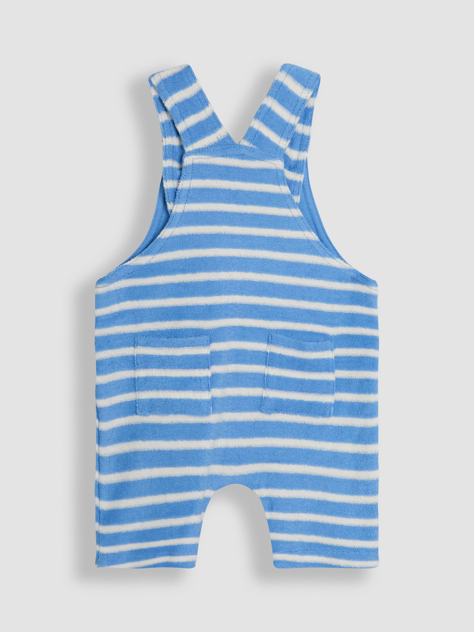 Blue Crab 2-Piece Appliqué Dungarees & T-Shirt Set - Image 3 of 8