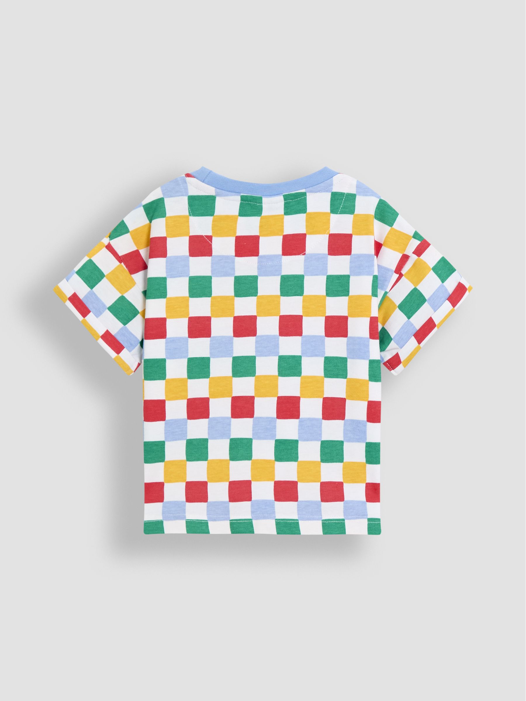 Multi Construction Appliqué Checkerboard T-Shirt - Image 2 of 3