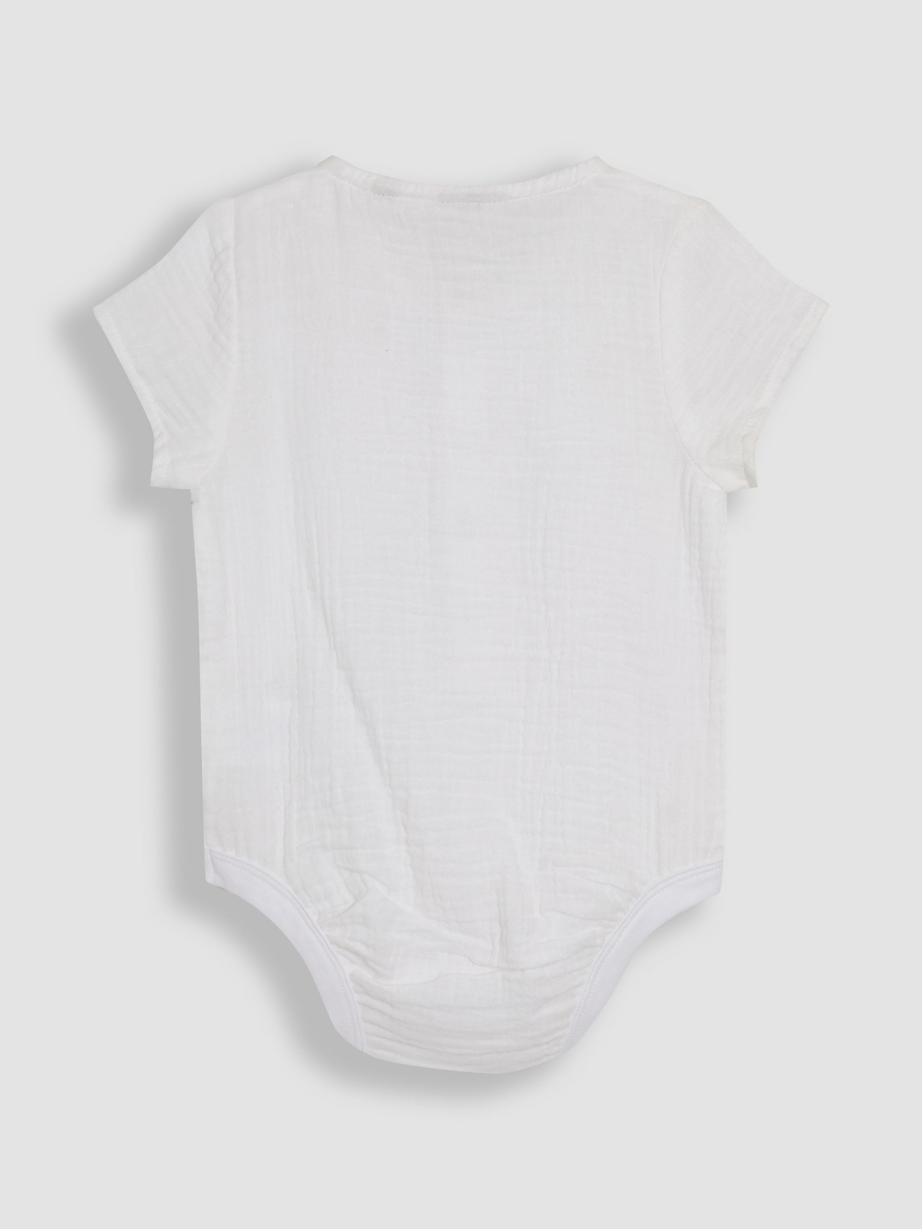 Green 2-Piece Cheesecloth Dungarees & Bodysuit Set - Image 5 of 7