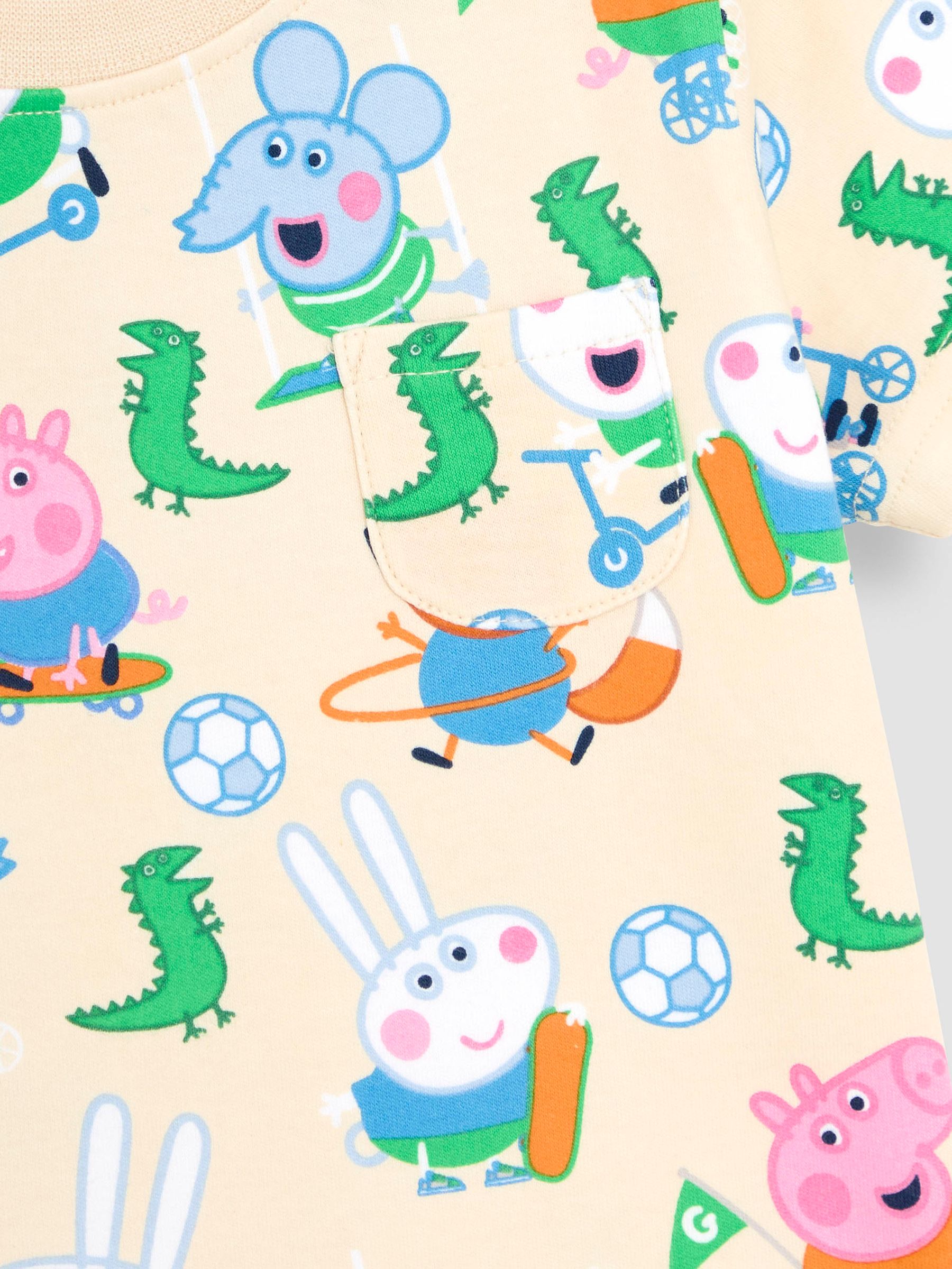 Blue 2-Piece Peppa Pig T-Shirt & Shorts Set - Image 4 of 6