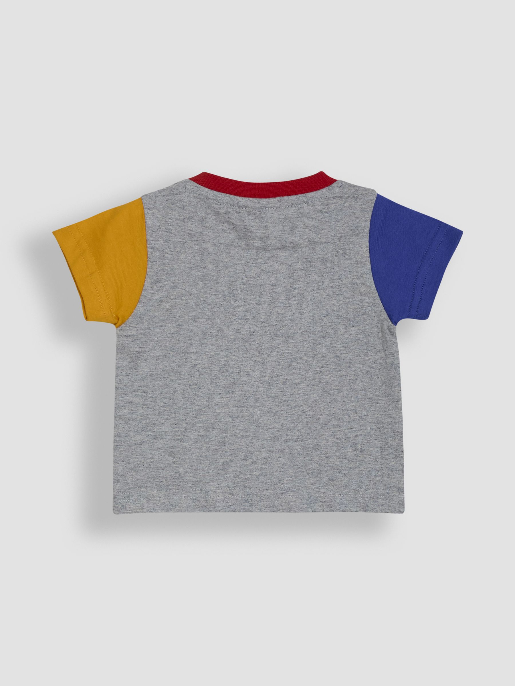 Navy Crane 2-Piece Appliqué Dungarees & T-Shirt Set - Image 5 of 6