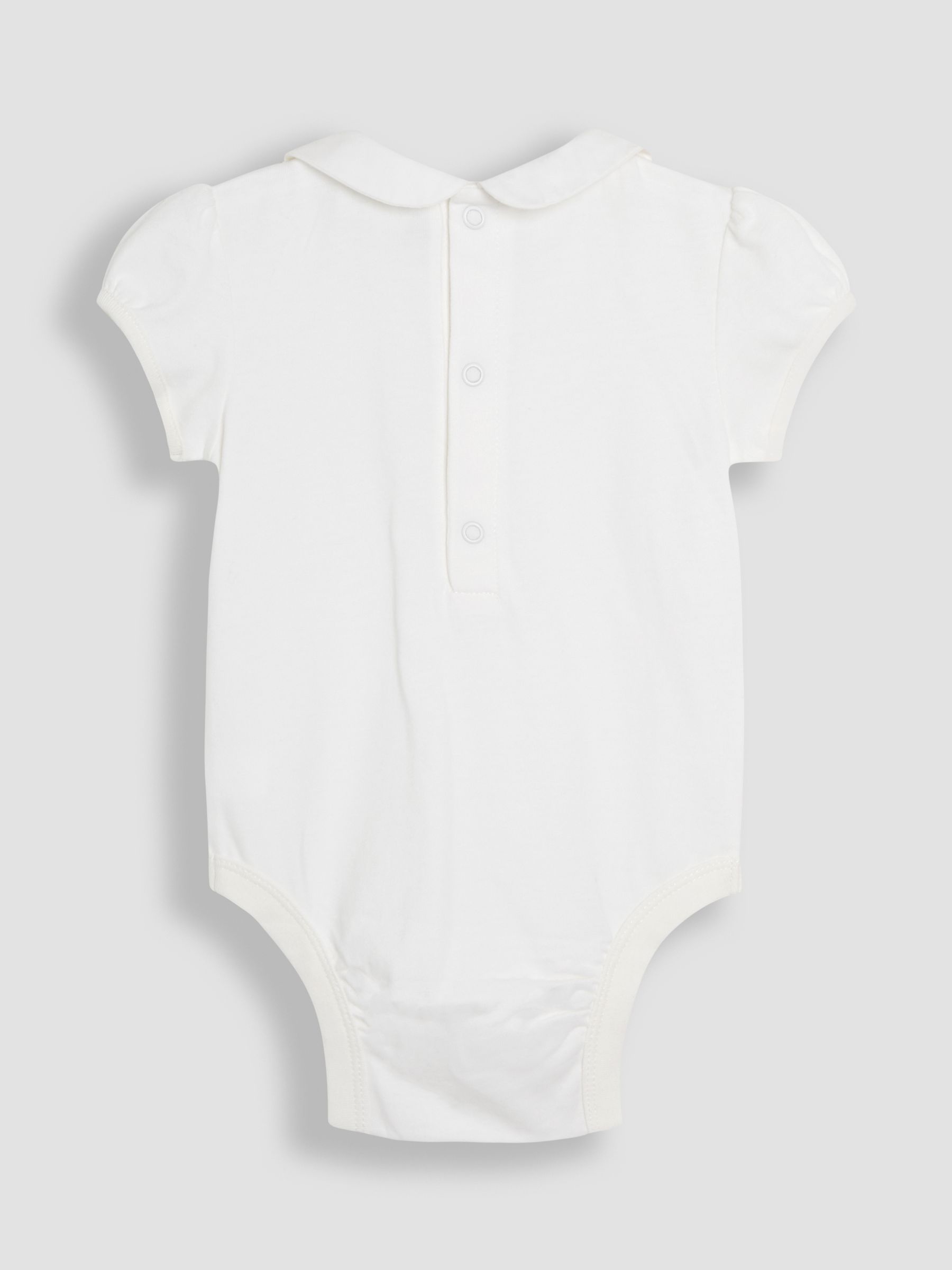 Pink Flopsy Bunny Stripe 100% Cotton Dress, Body & Knickers Set - Image 10 of 10