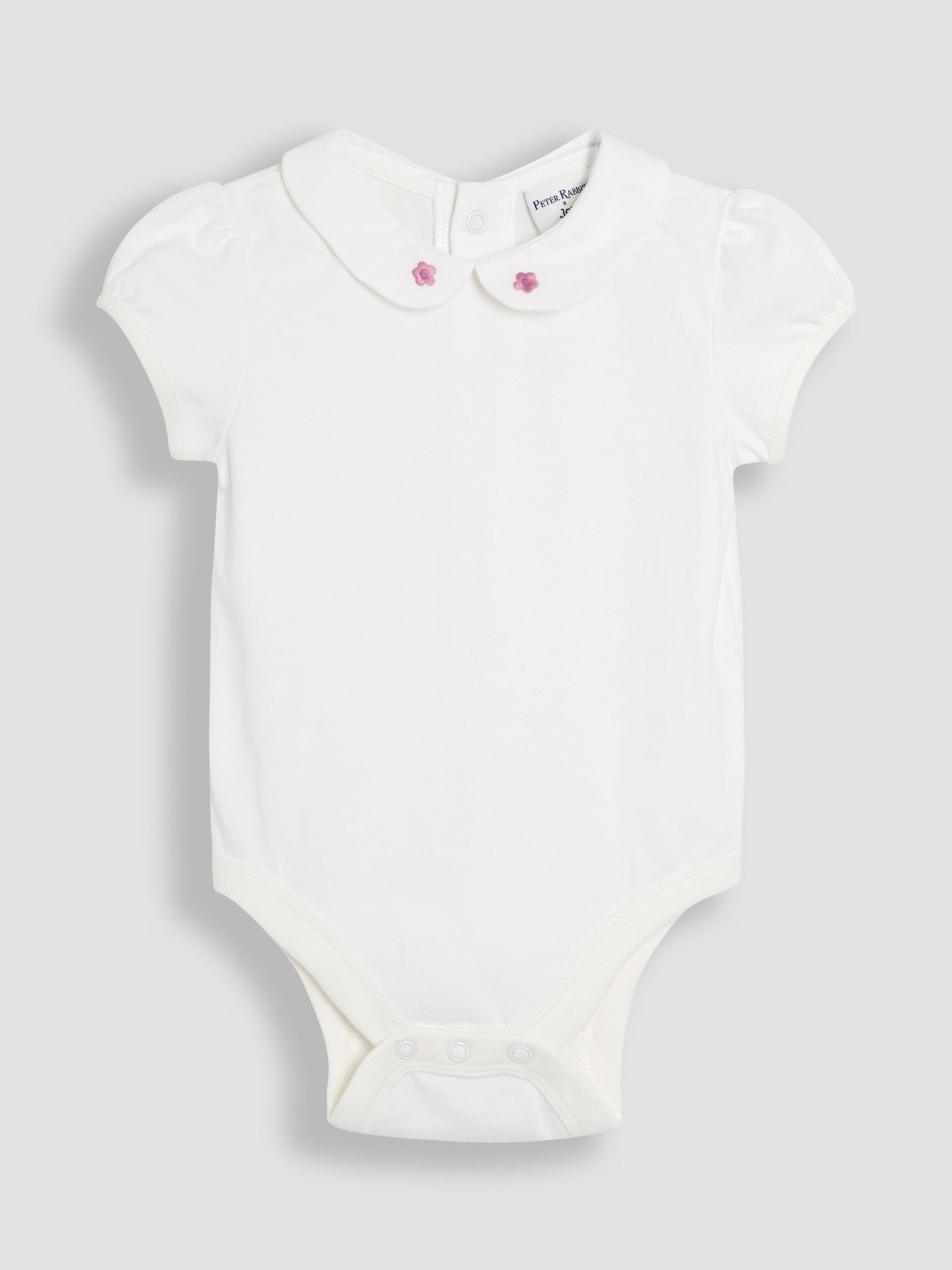 Pink Flopsy Bunny Stripe 100% Cotton Dress, Body & Knickers Set - Image 9 of 10