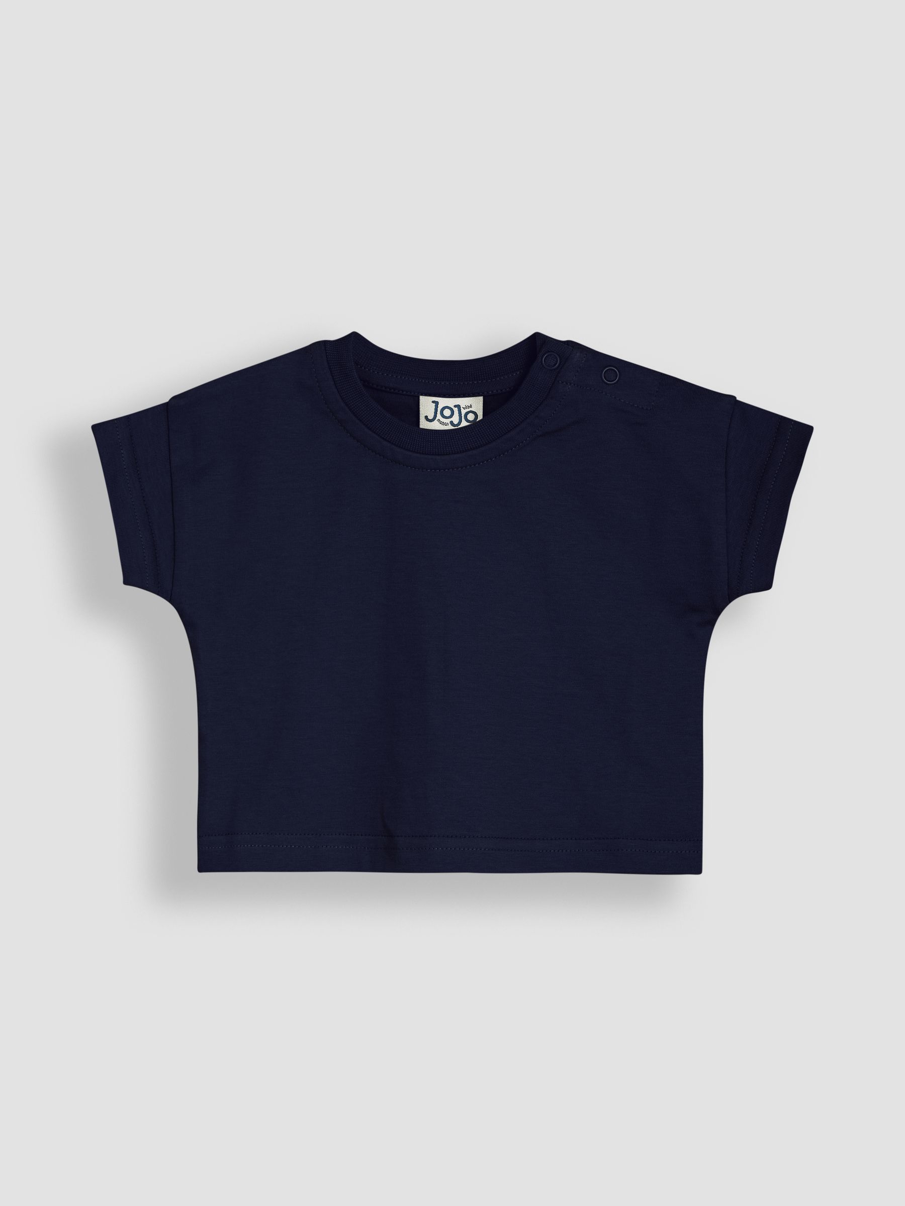 Navy 2-Piece Checkerboard Dungarees & T-Shirt Set - Image 4 of 6