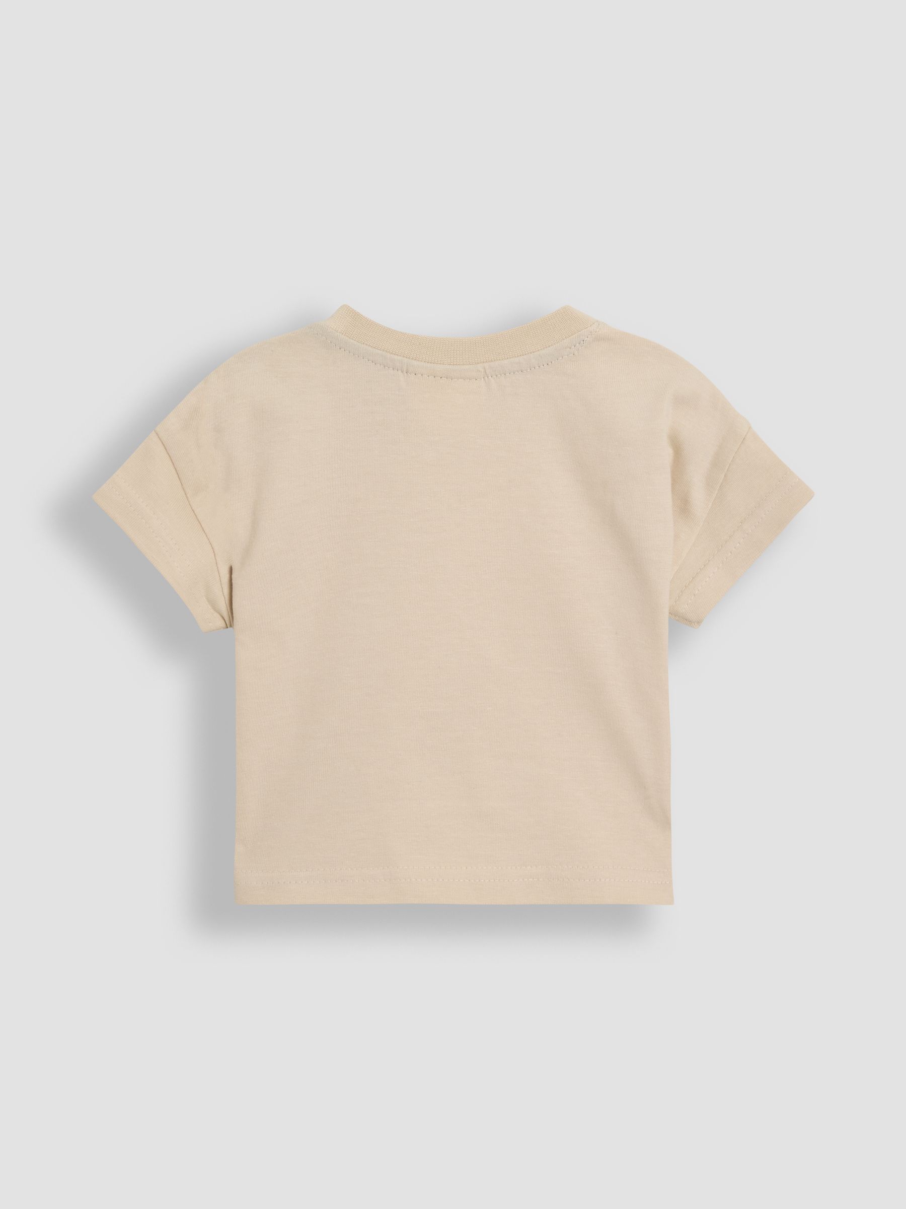 Khaki Dungarees & T-Shirt 2-Piece Set - Image 5 of 7