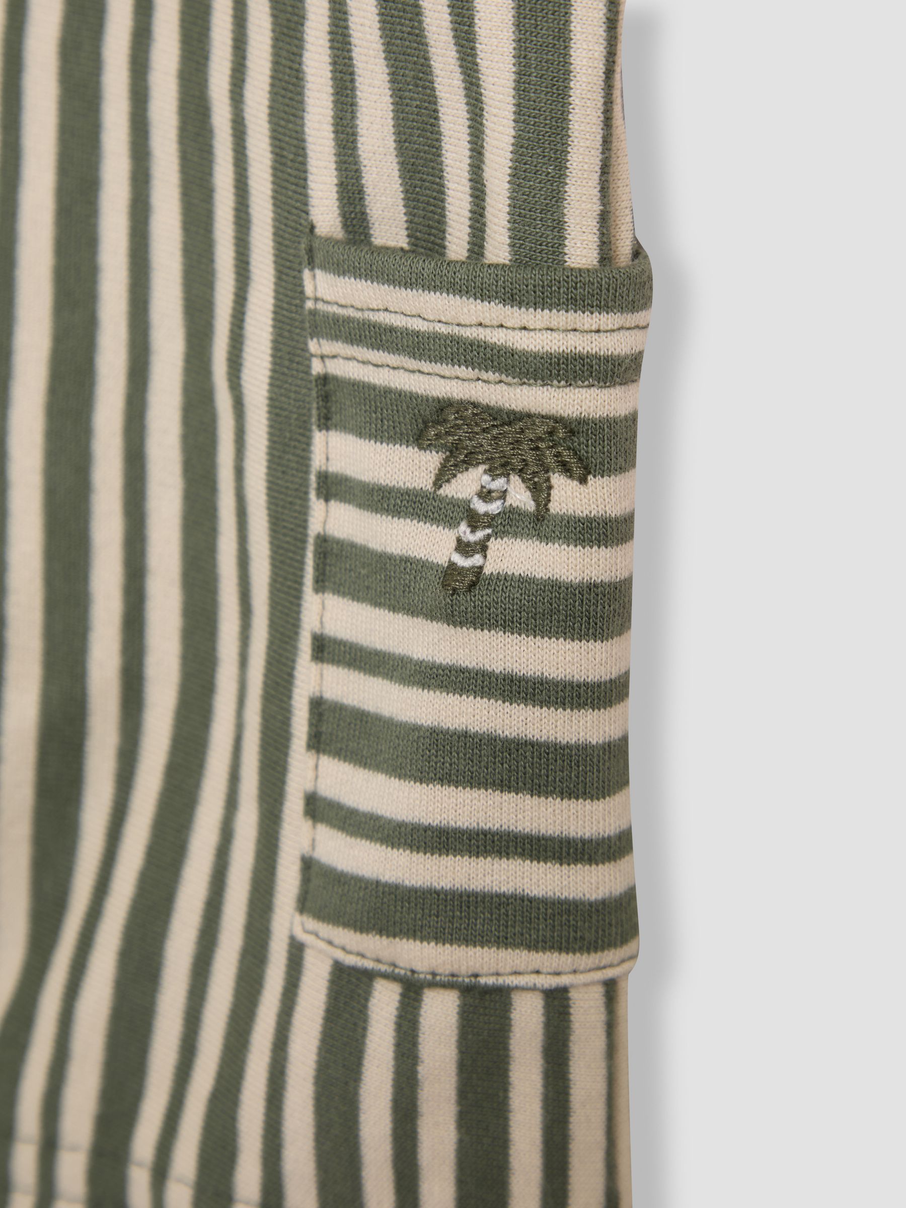 Khaki Dungarees & T-Shirt 2-Piece Set - Image 7 of 7