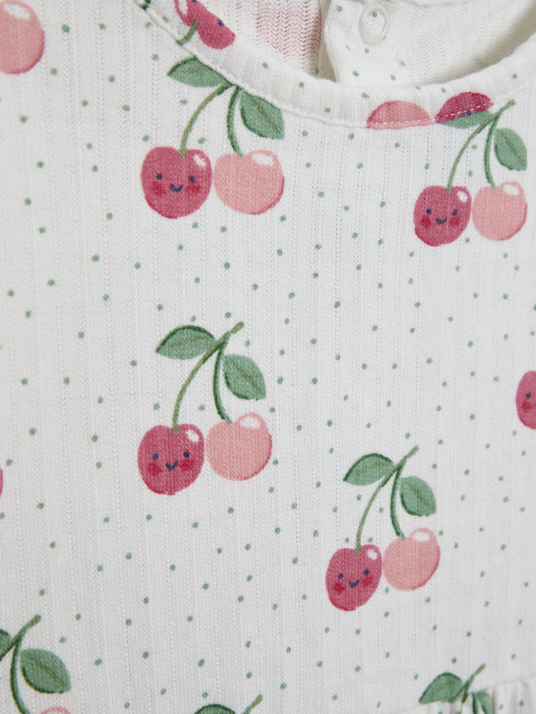 Cream Cherry Drop Shoulder T-Shirts 2 Pack - Image 4 of 7