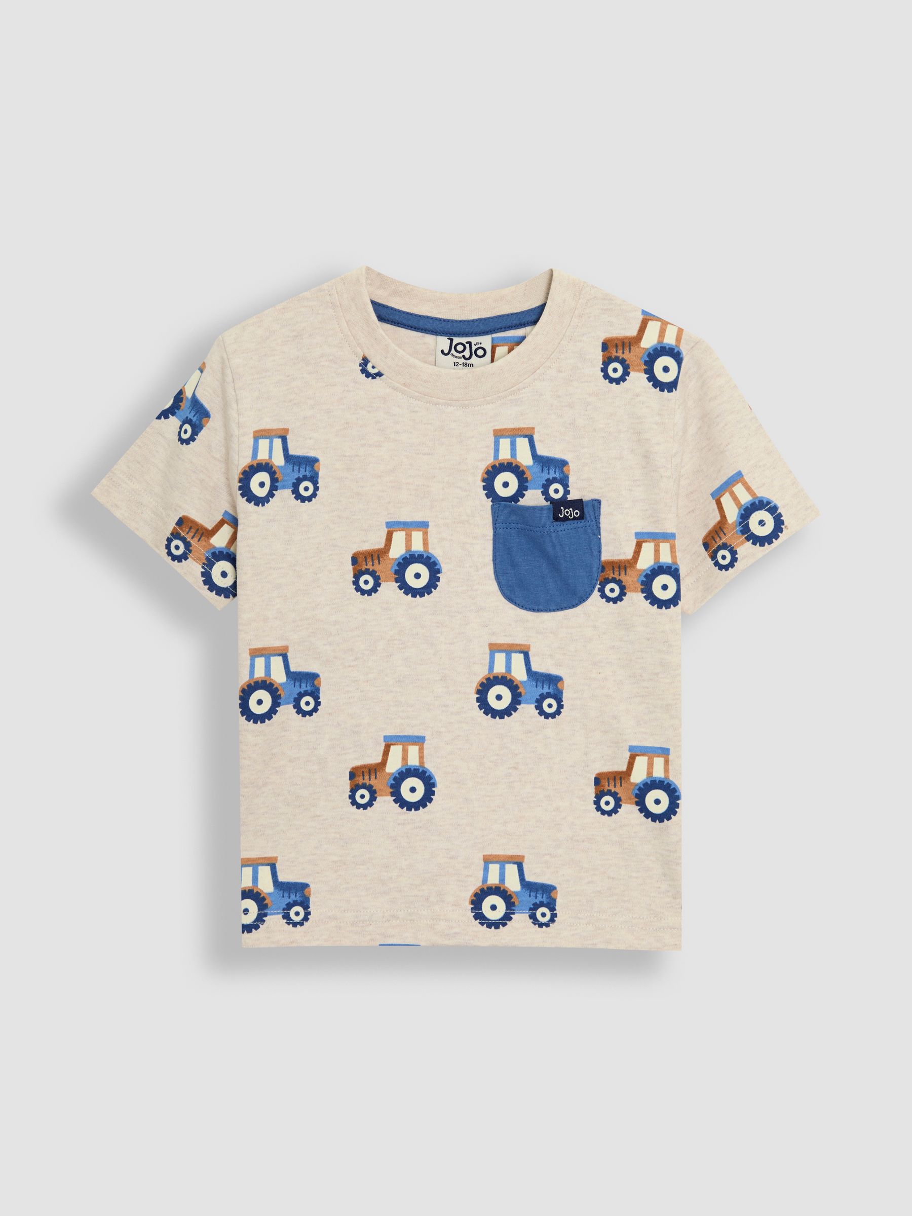 Natural Tractor 2-Piece Printed T-Shirt & Short Set - Image 2 of 7