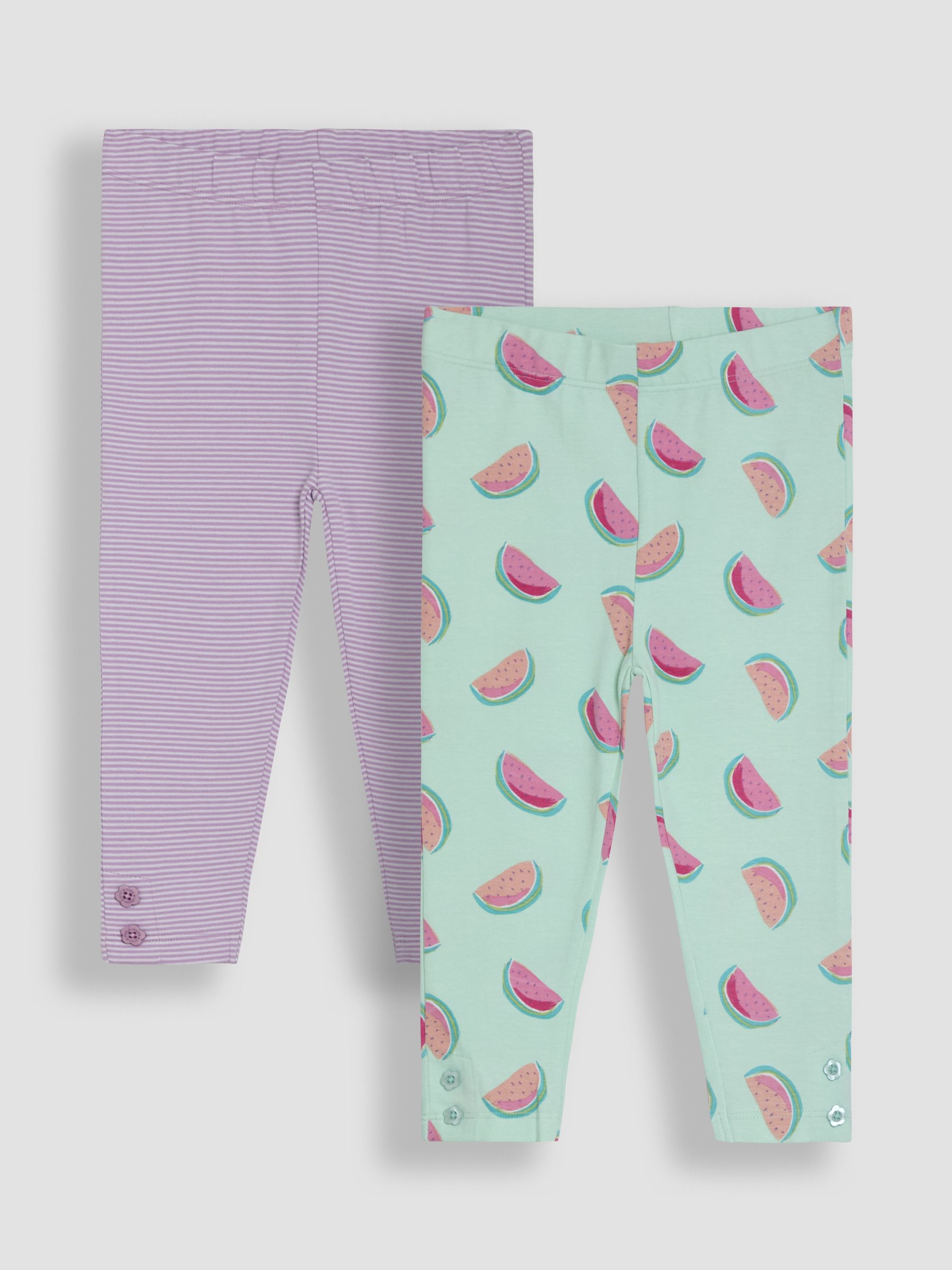 Mint Green Watermelon Leggings 2 Pack - Image 1 of 5